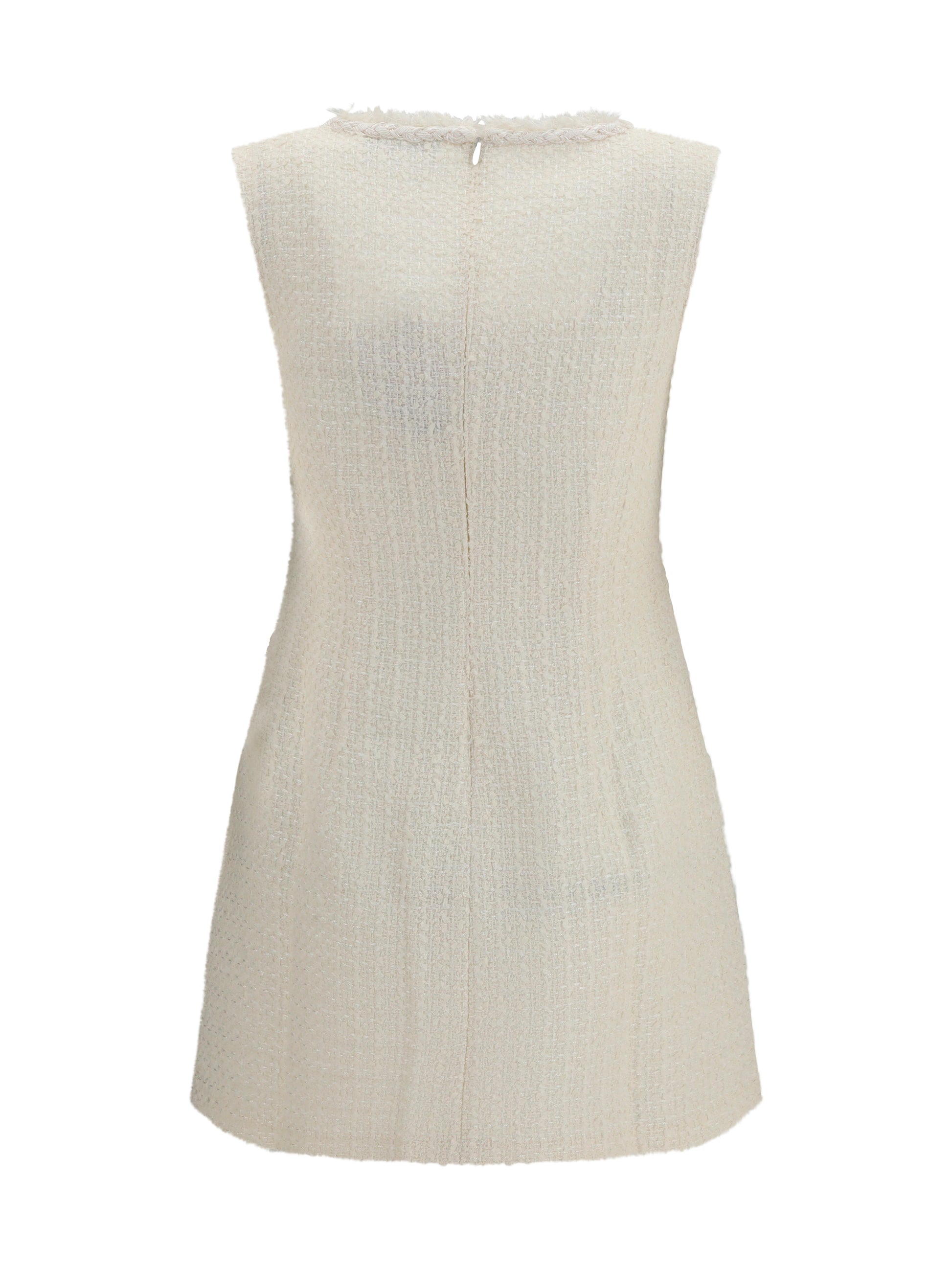 Self-Portrait Women Sleeveless Bouclé Mini Dress SELF-PORTRAIT