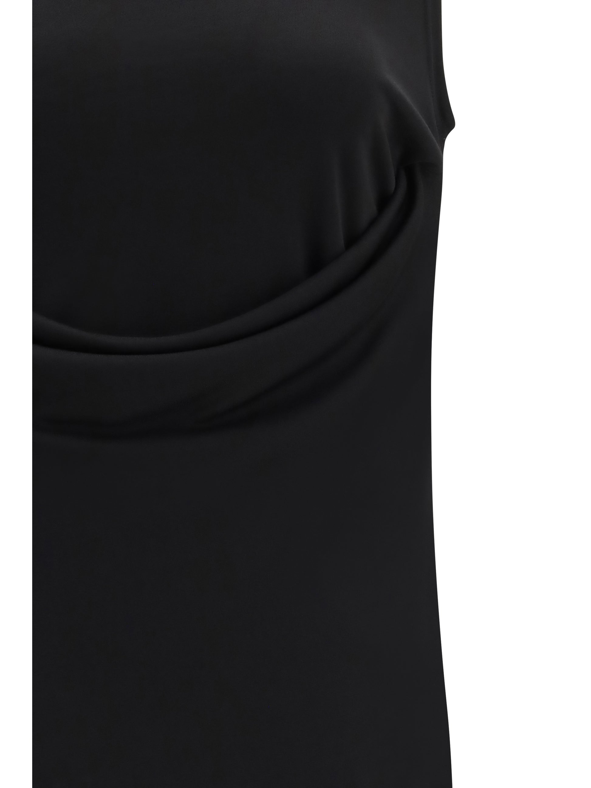 Ami Paris Women Sleeveless Top With Lavallière Neckline In Jersey AMI PARIS