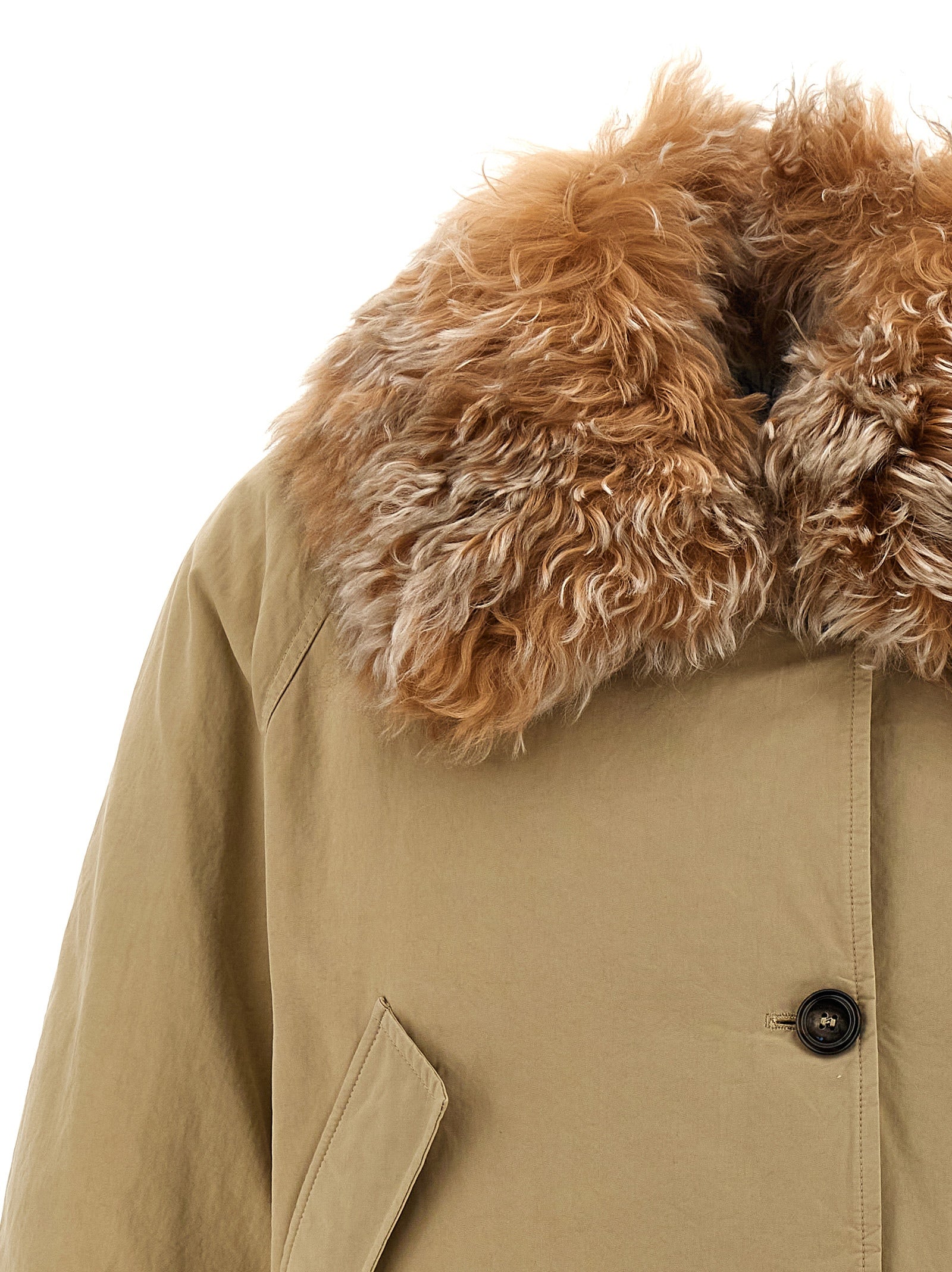 Prada Women Fur Collar Jacket PRADA