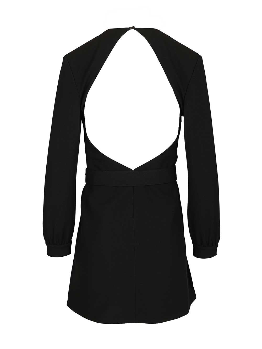 Saint Laurent Women Mini Dress In Sable