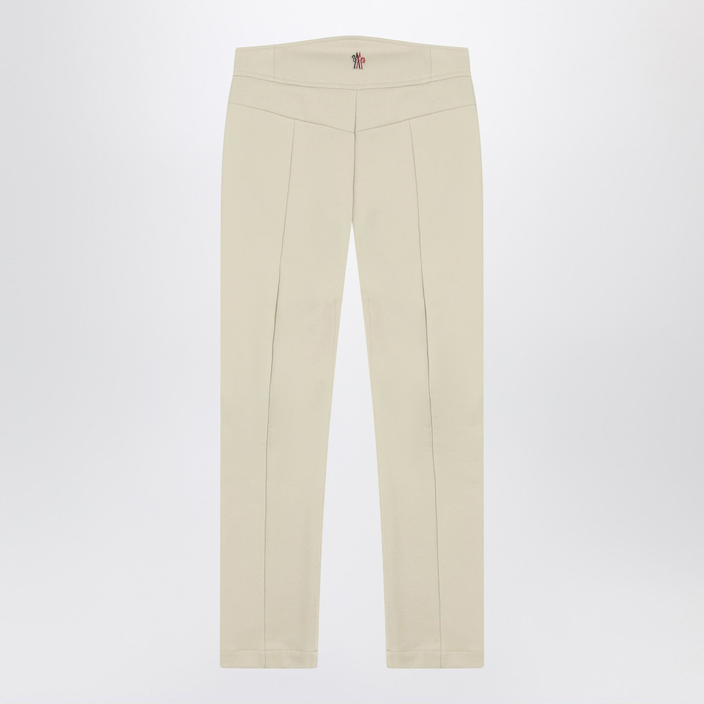 Moncler Grenoble Ivory Slim Trousers In Gore-Tex Women MONCLER GRENOBLE