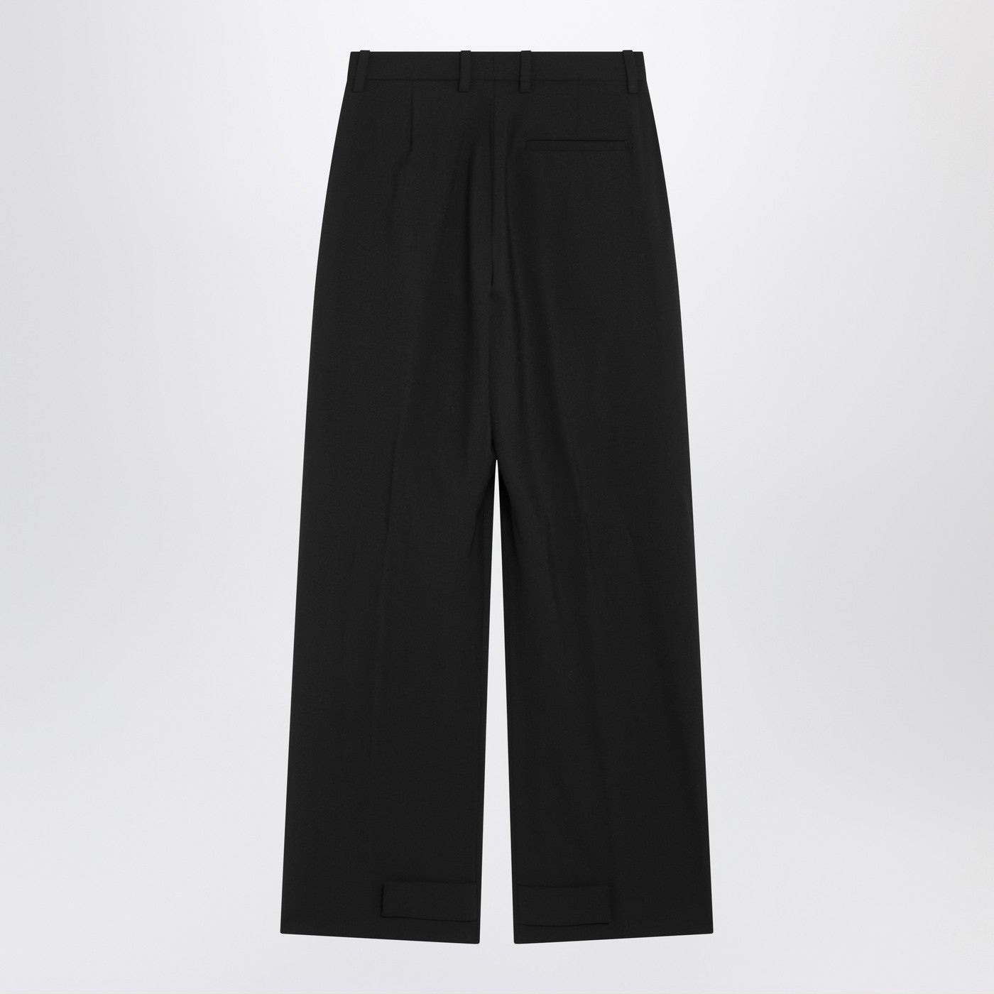 Moncler X Edward Enninful Black Wool-Blend Trousers Women Moncler X Edward Enninful
