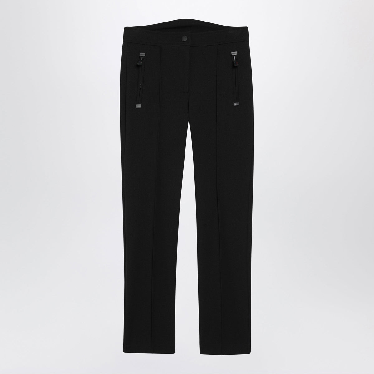 Moncler Grenoble Black Trousers In Stretch Technical Fabric Women MONCLER GRENOBLE