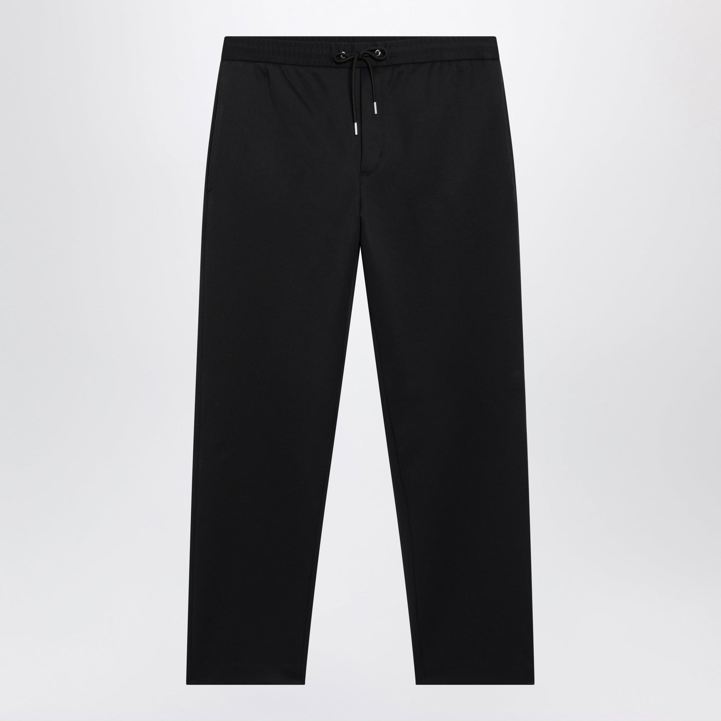 Moncler Black Jogger Trousers With Logo Patch Men MONCLER