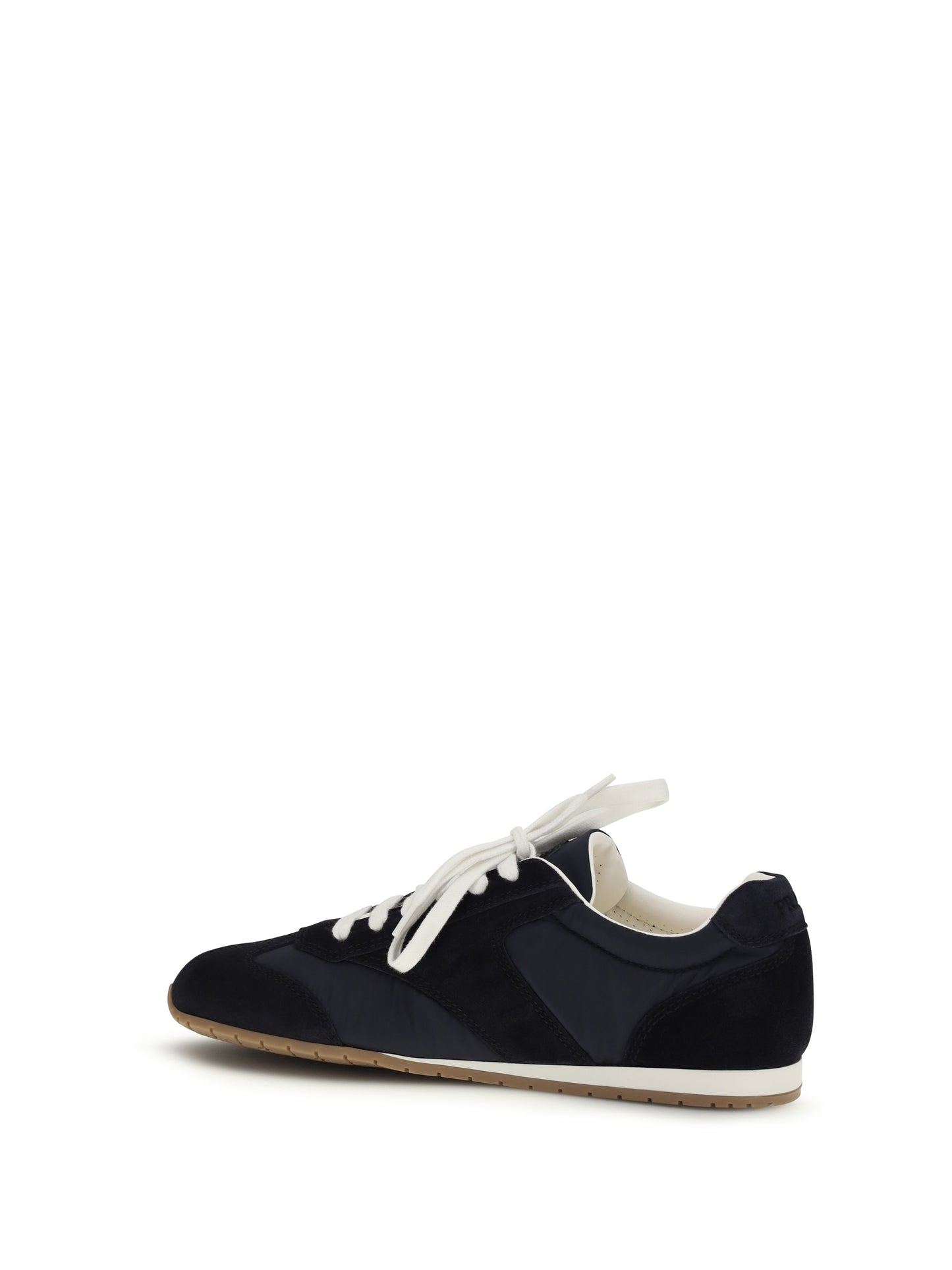 Prada Men Suede And Fabric Sneakers PRADA