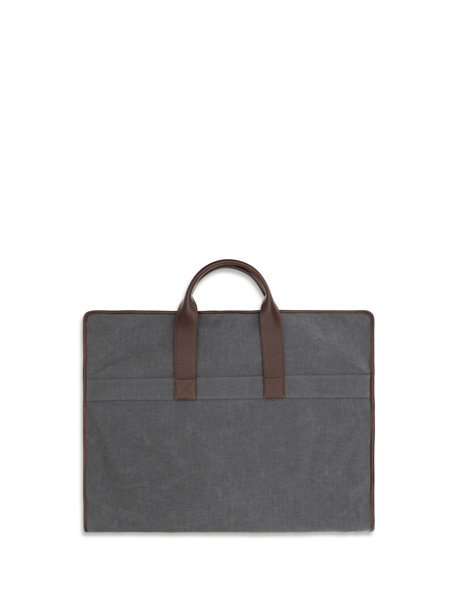 Brunello Cucinelli Men Garment Bag In Techno Fabric And Leather BRUNELLO CUCINELLI