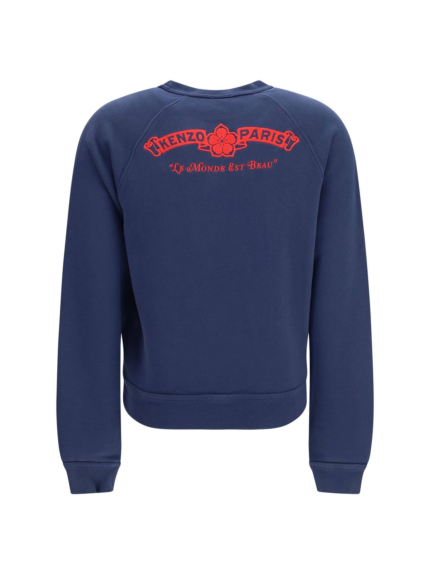 Kenzo Women Kenzo Paris Emblem Embroidered Cotton Sweatshirt KENZO