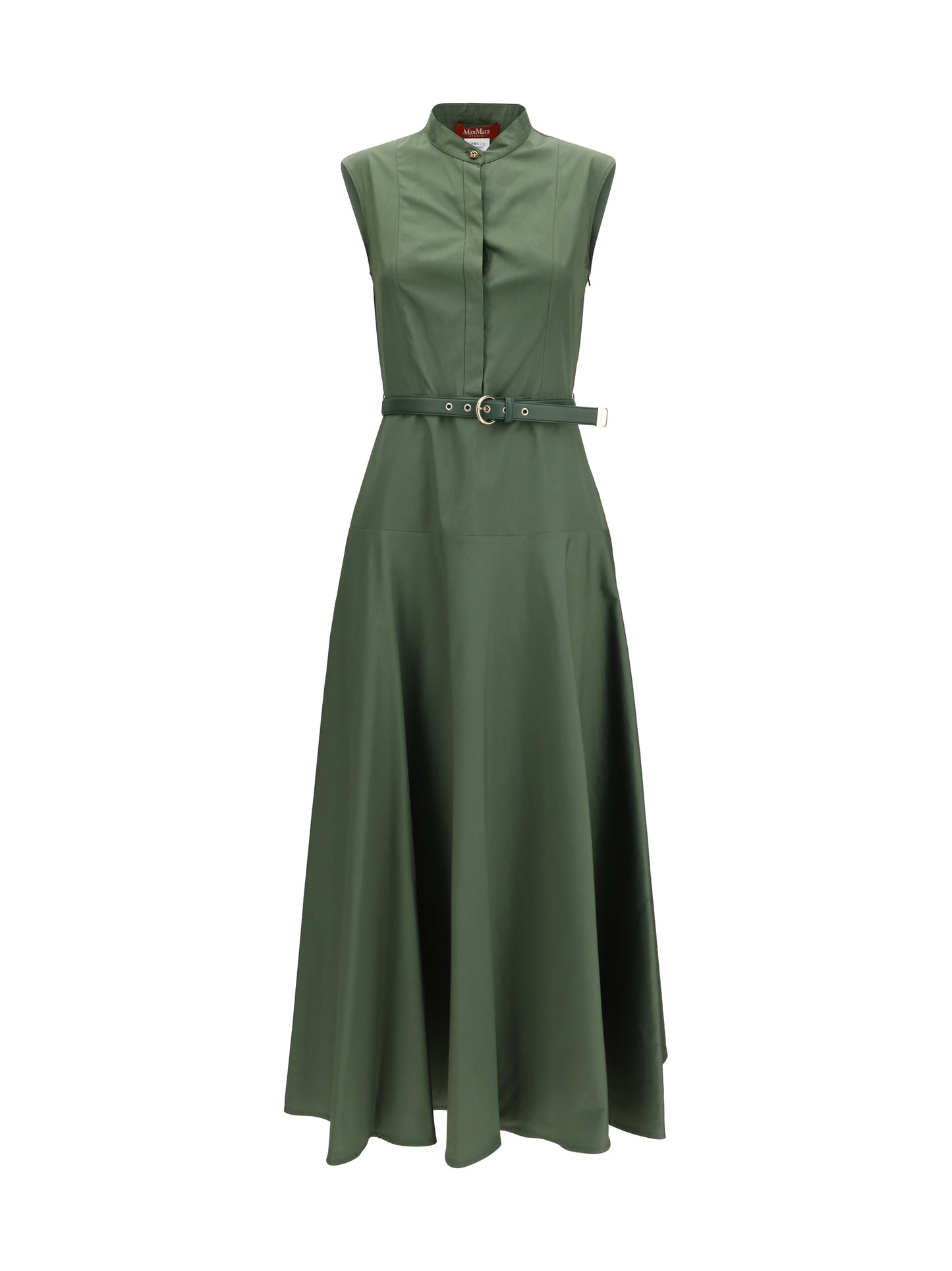 Max Mara Studio Women Cotton Poplin Fit-And-Flare Dress MAX MARA STUDIO