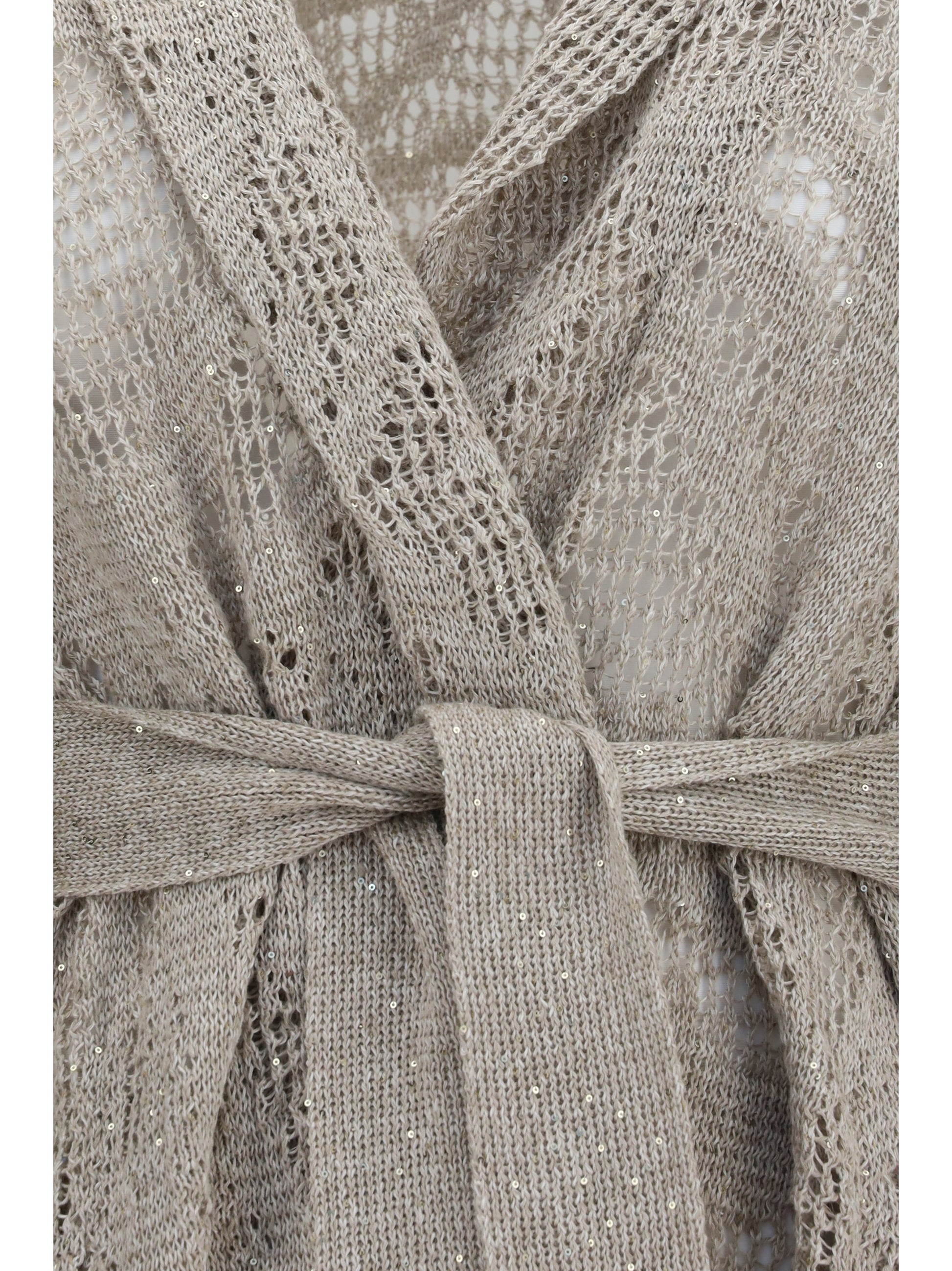 Brunello Cucinelli Women Cotton And Linen Cardigan BRUNELLO CUCINELLI
