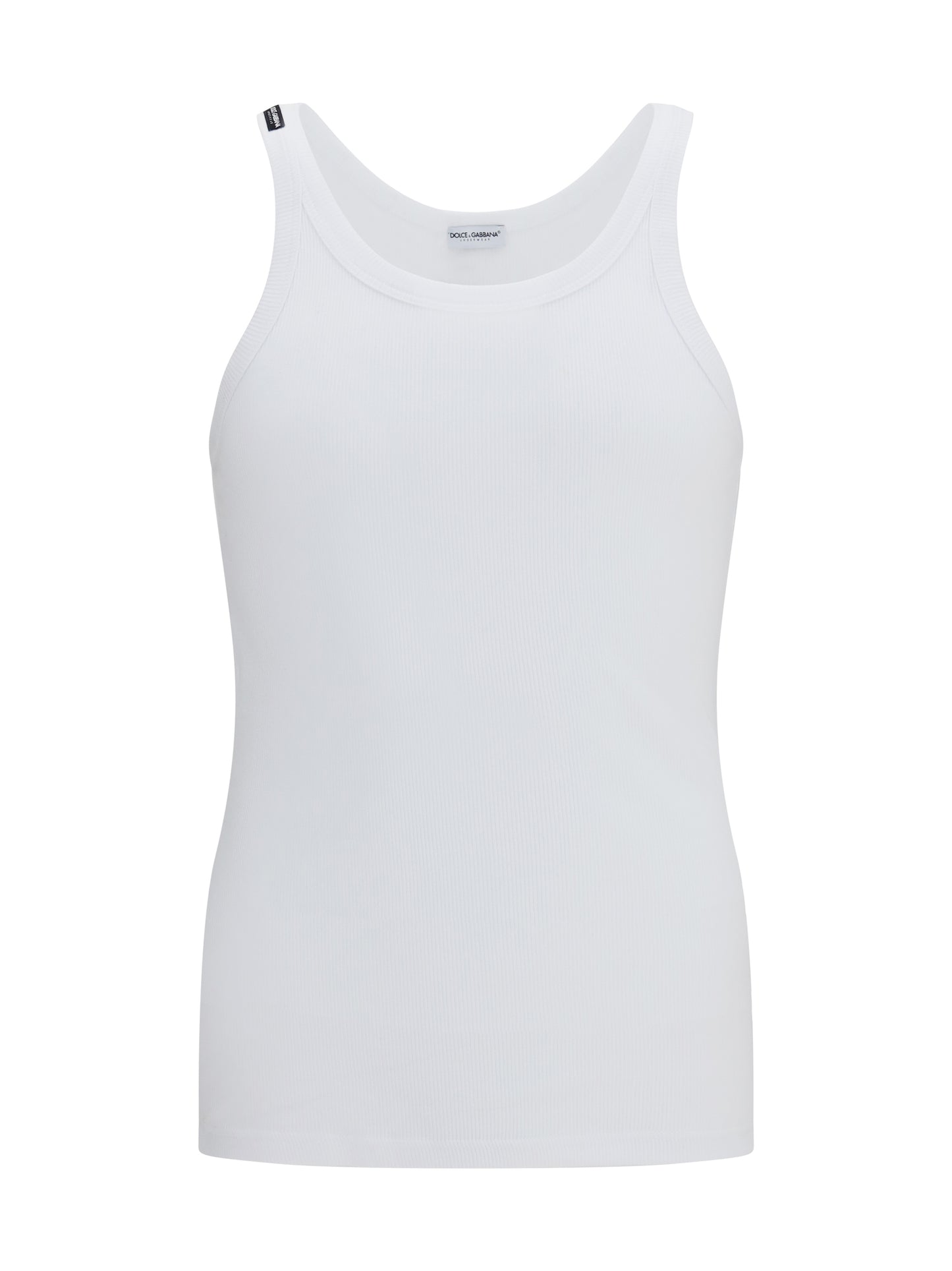 Dolce & Gabbana Men Marcello Ribbed Cotton Tank Top DOLCE & GABBANA