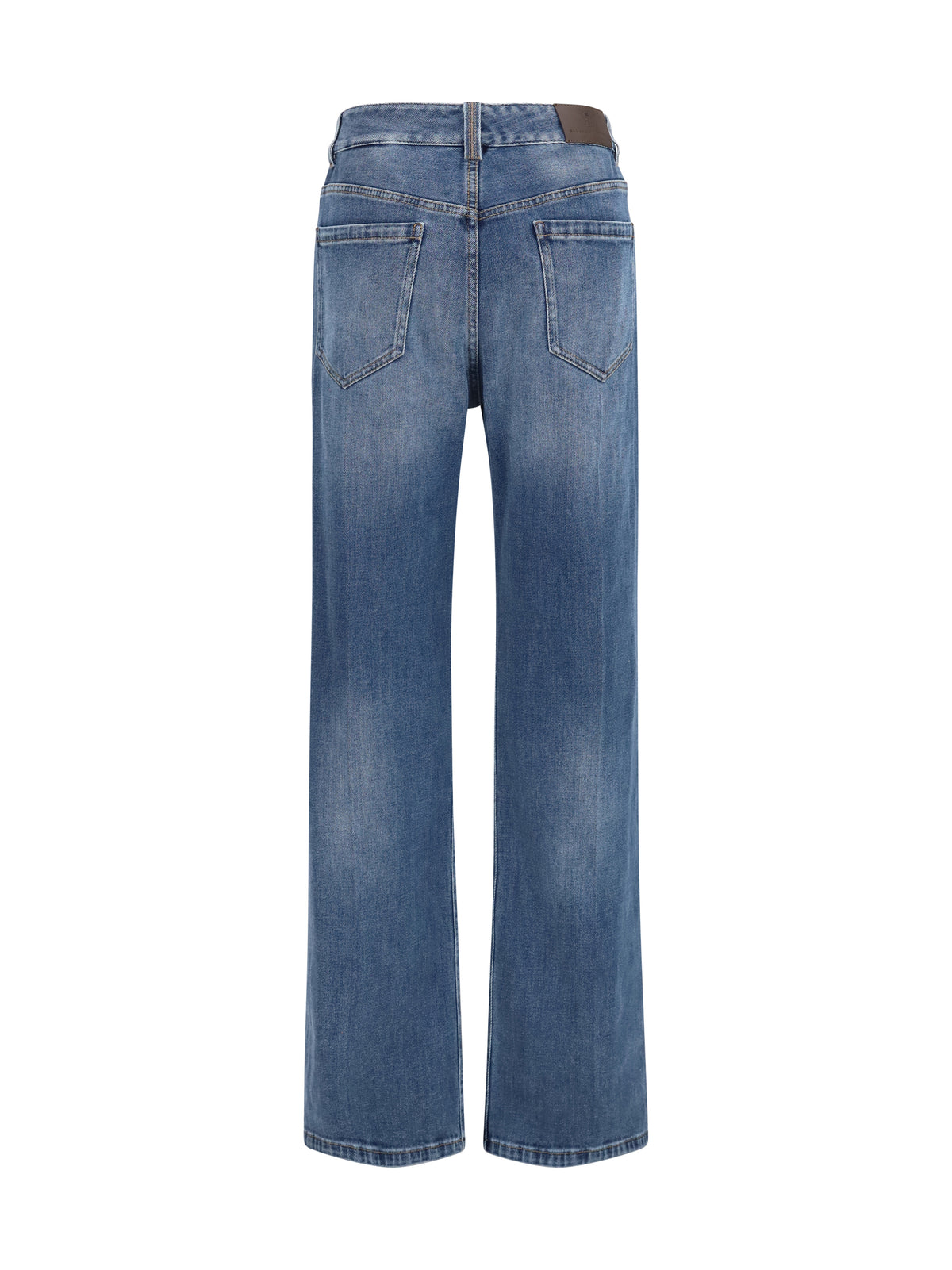 Brunello Cucinelli Women Cotton Denim Pants BRUNELLO CUCINELLI