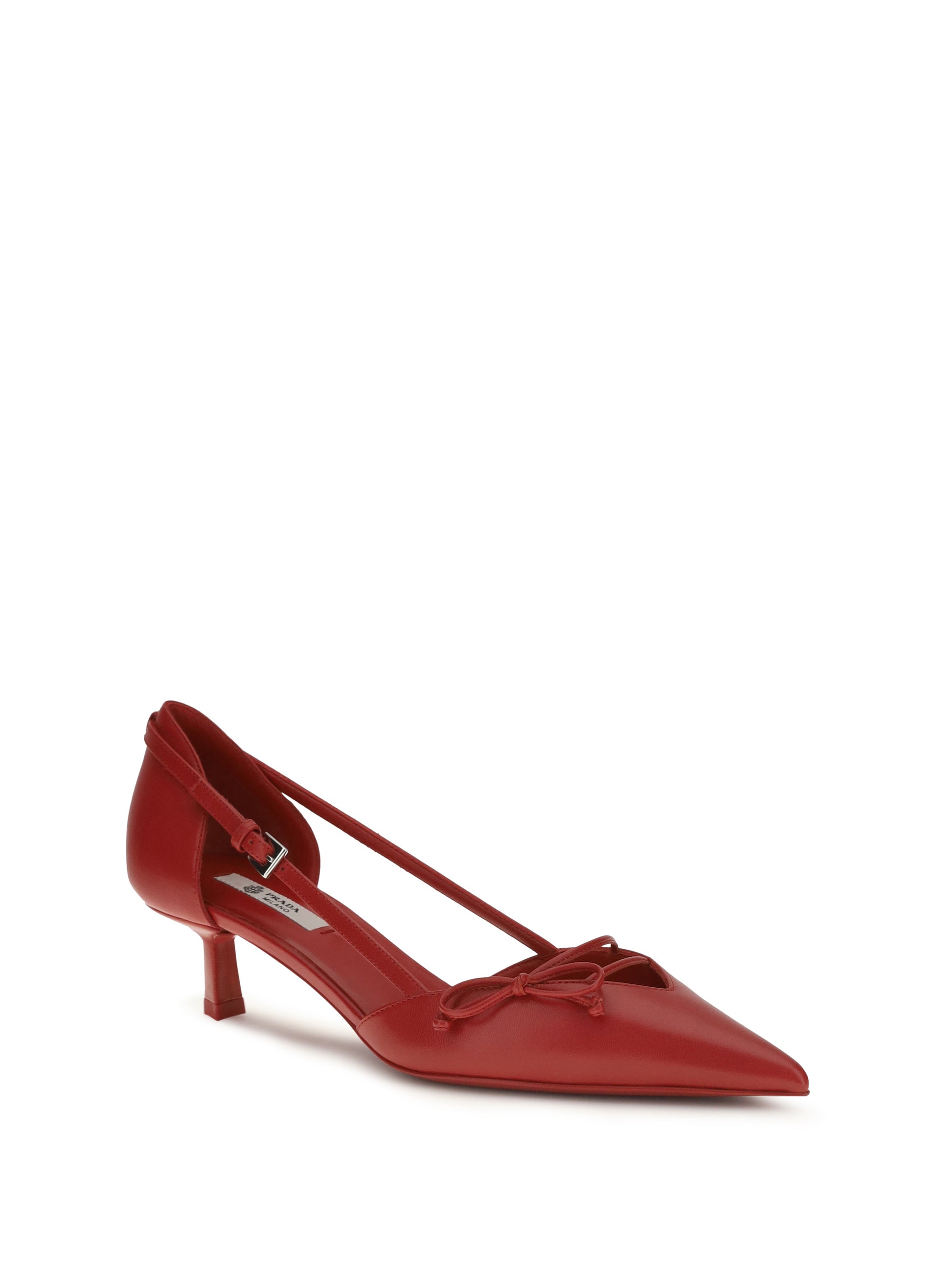 Prada Women Side-Cut Leather Pumps PRADA