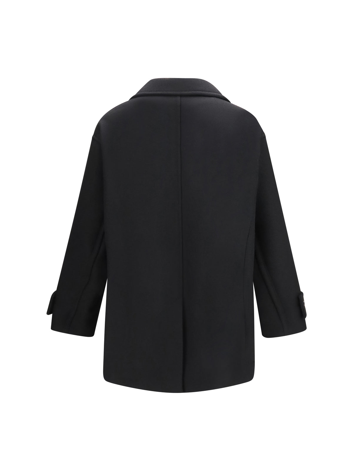 Ami Paris Men Wool Pea Coat AMI PARIS