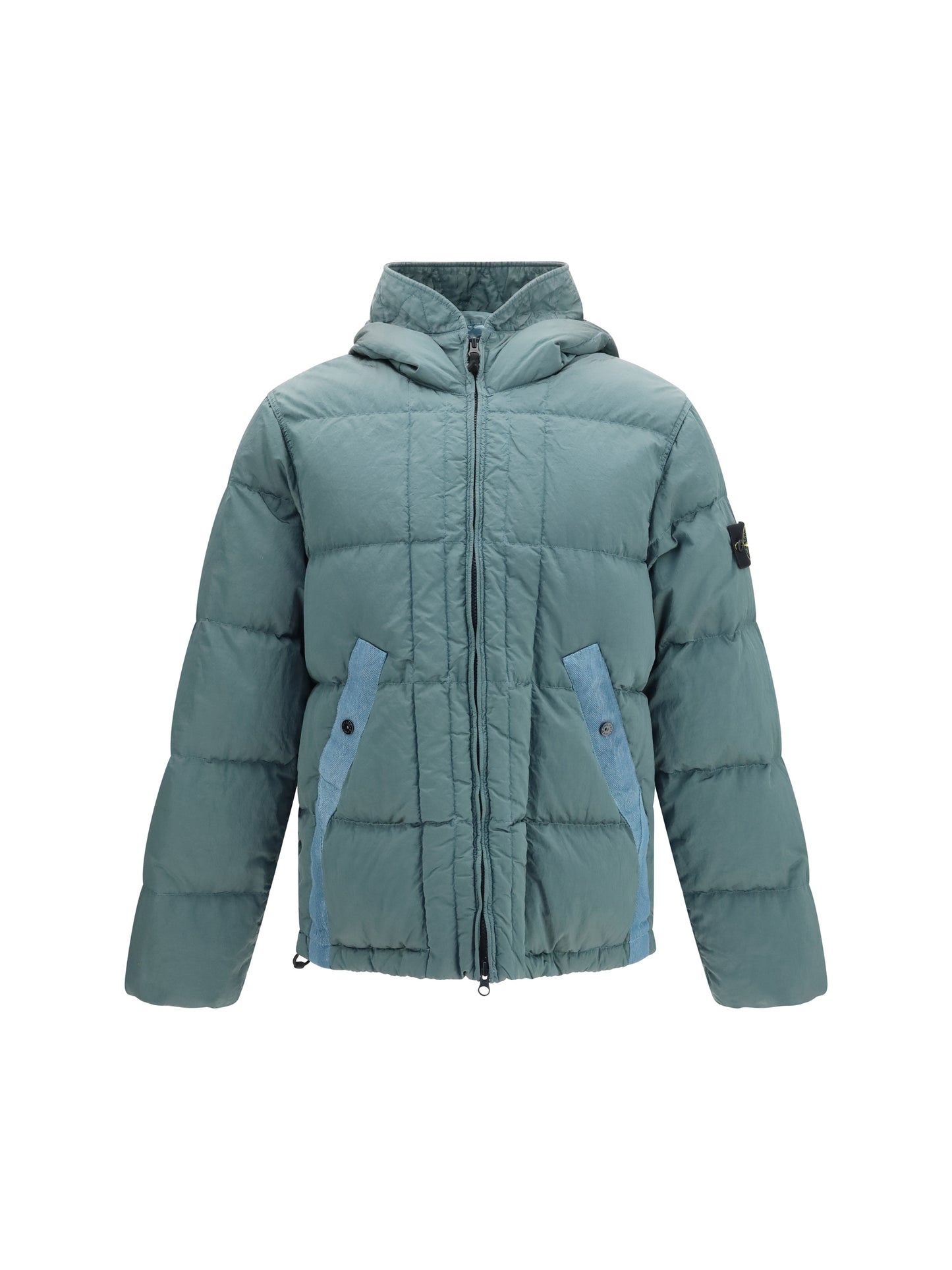 Stone Island Men Nylon Metal Hooded Puffer Jacket STONE ISLAND