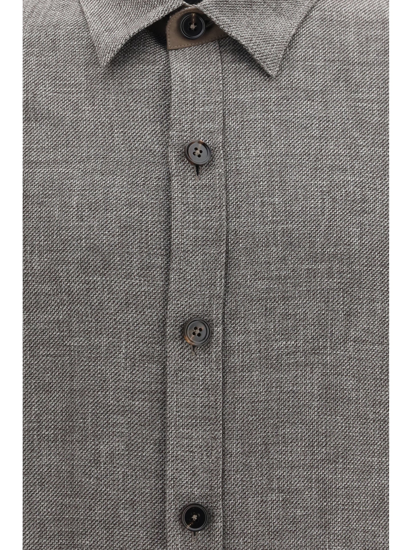 Zegna Men Cashmere, Linen, And Silk Overshirt ZEGNA