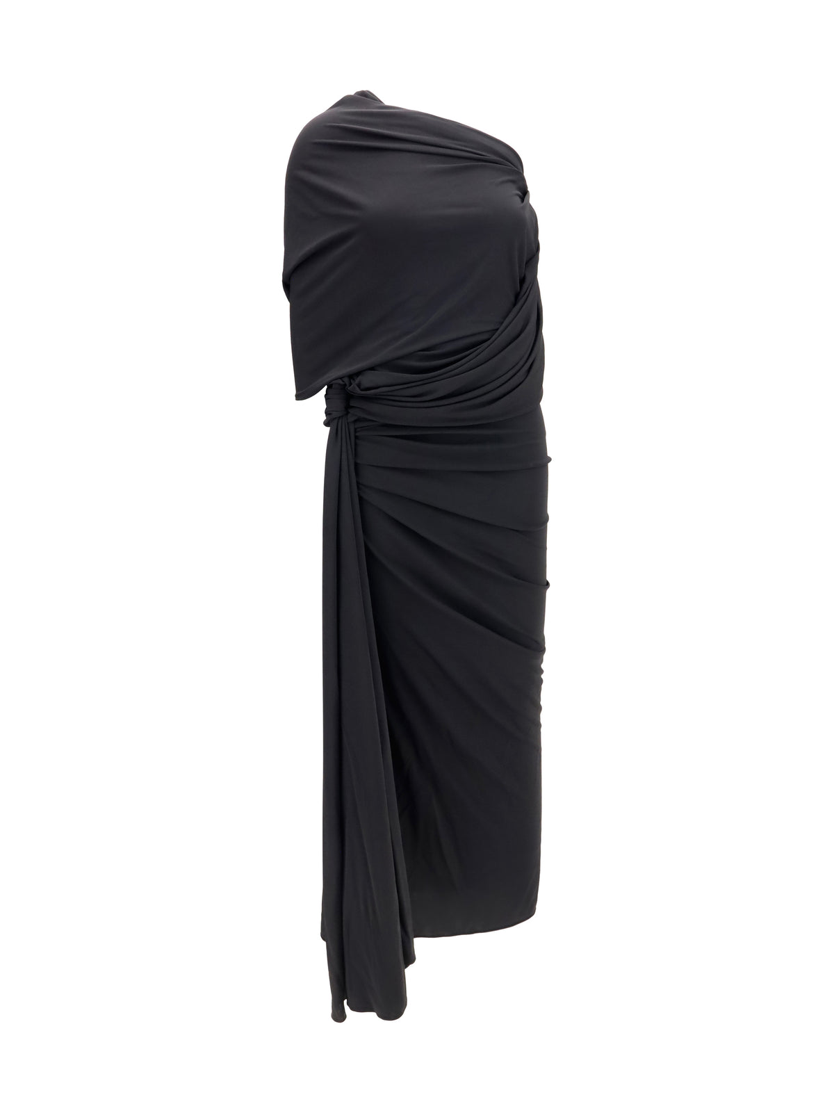 Balenciaga Women Draped Asymmetric Dress BALENCIAGA