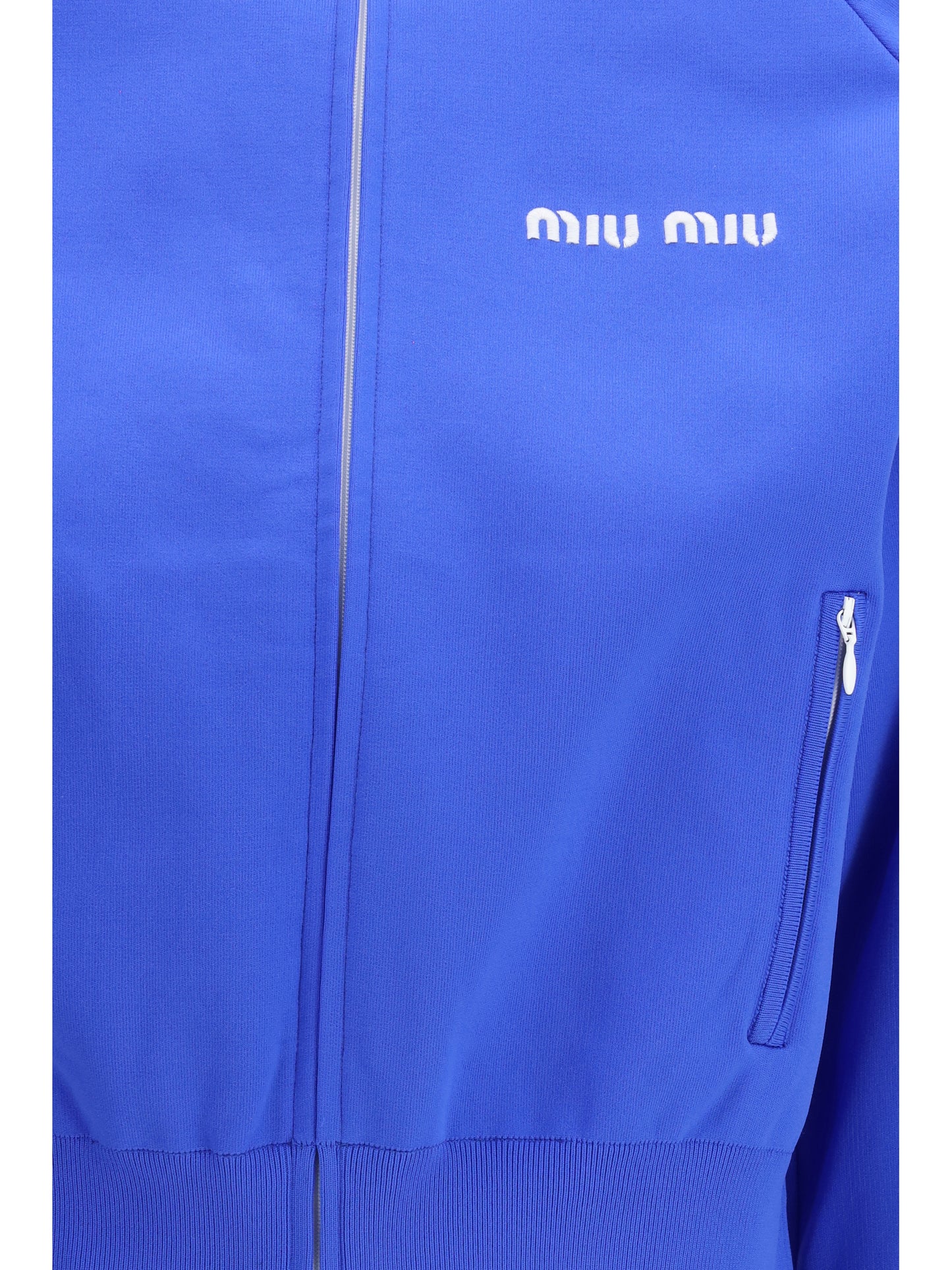 Miu Miu Women Zip-Up Sweatshirt MIU MIU