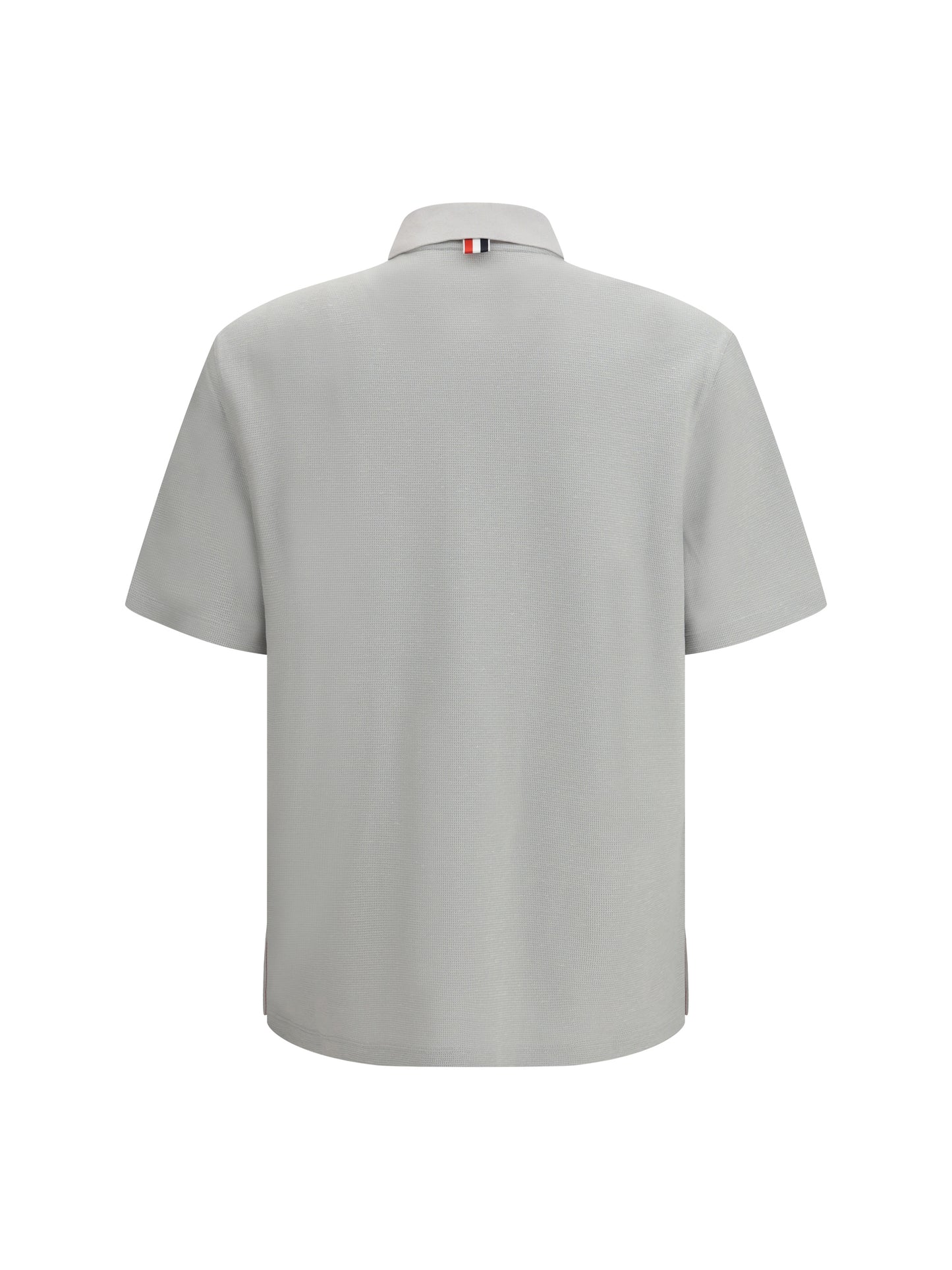 Thom Browne Men Short-Sleeve Polo With Chest Pocket THOM BROWNE
