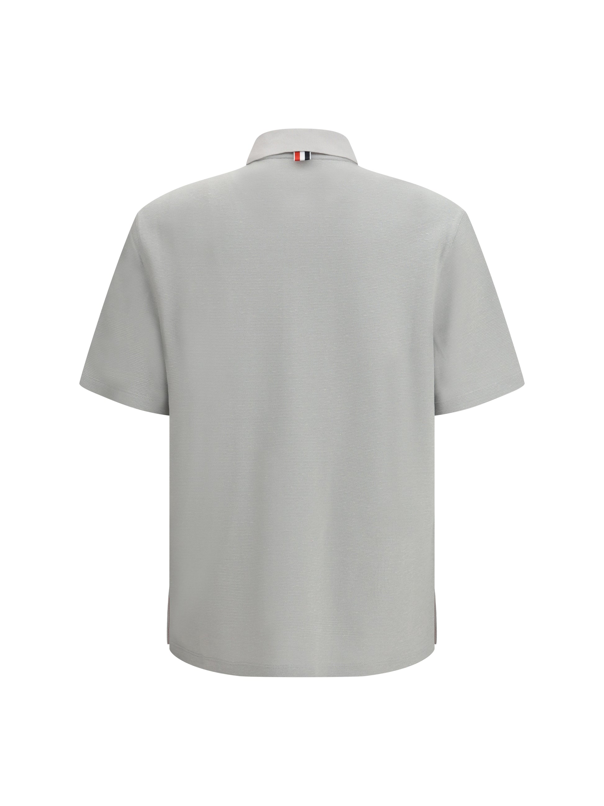 Thom Browne Men Short-Sleeve Polo With Chest Pocket THOM BROWNE