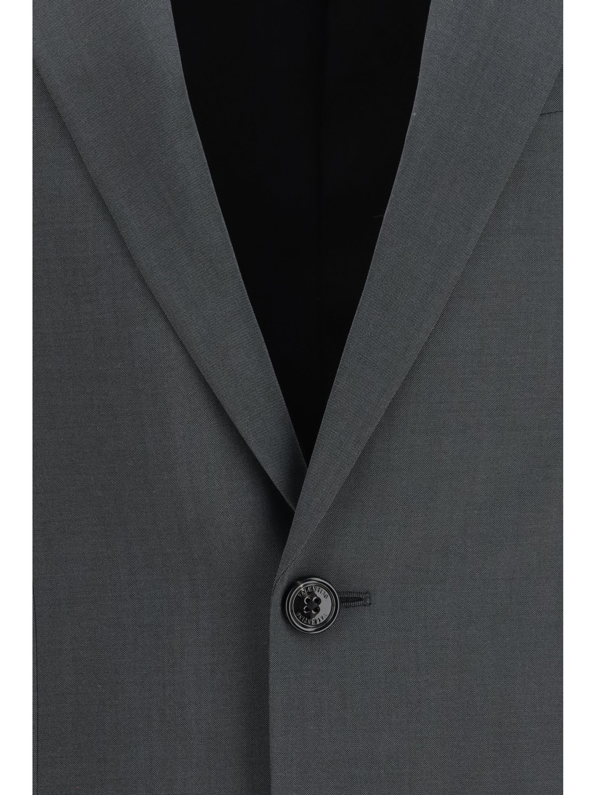 Valentino Men Single-Breasted Wool And Mohair Jacket VALENTINO