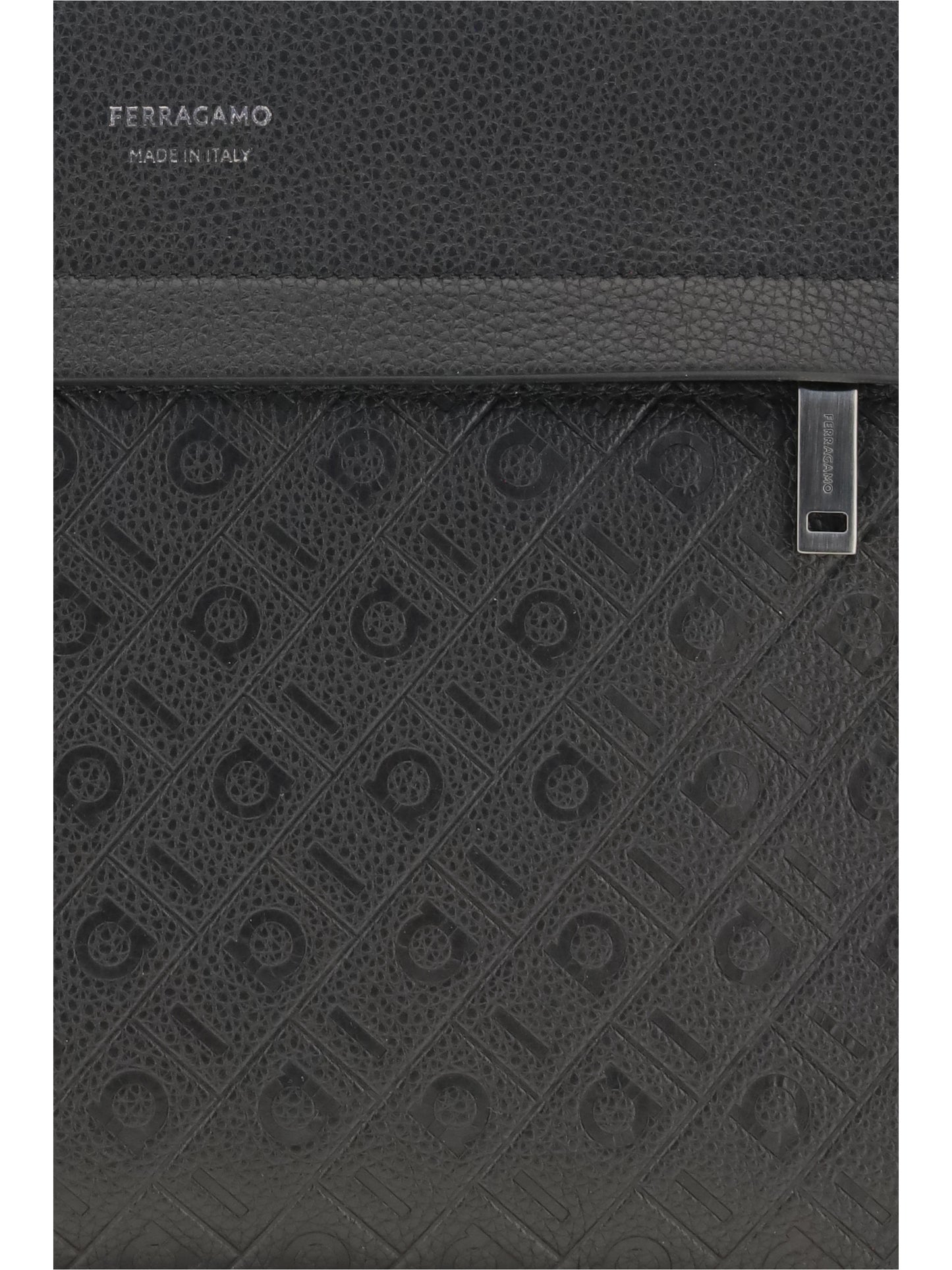 Ferragamo Men Monogram Pouch