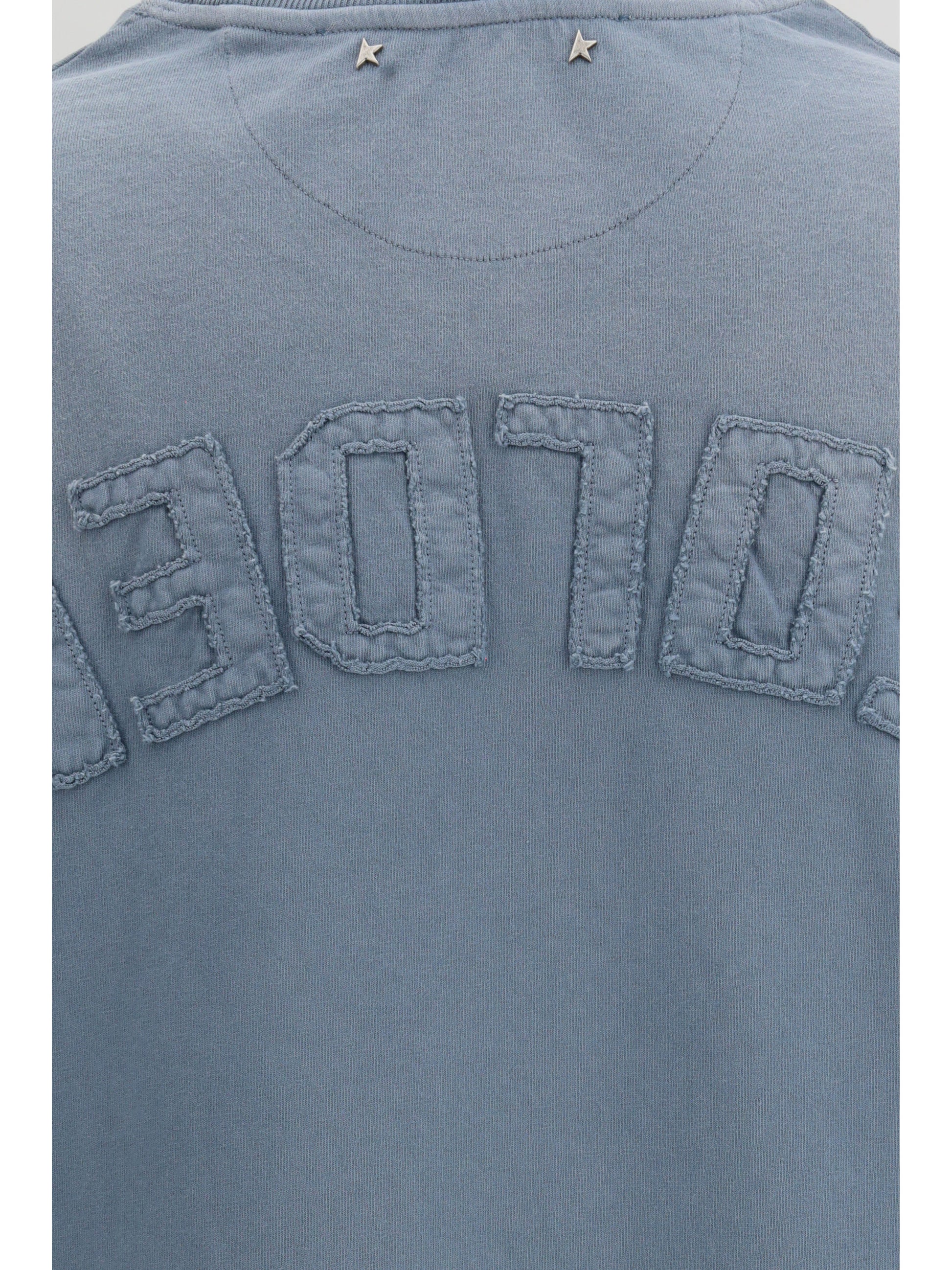 Golden Goose Women T-Shirt Crewneck With Logo Patch GOLDEN GOOSE