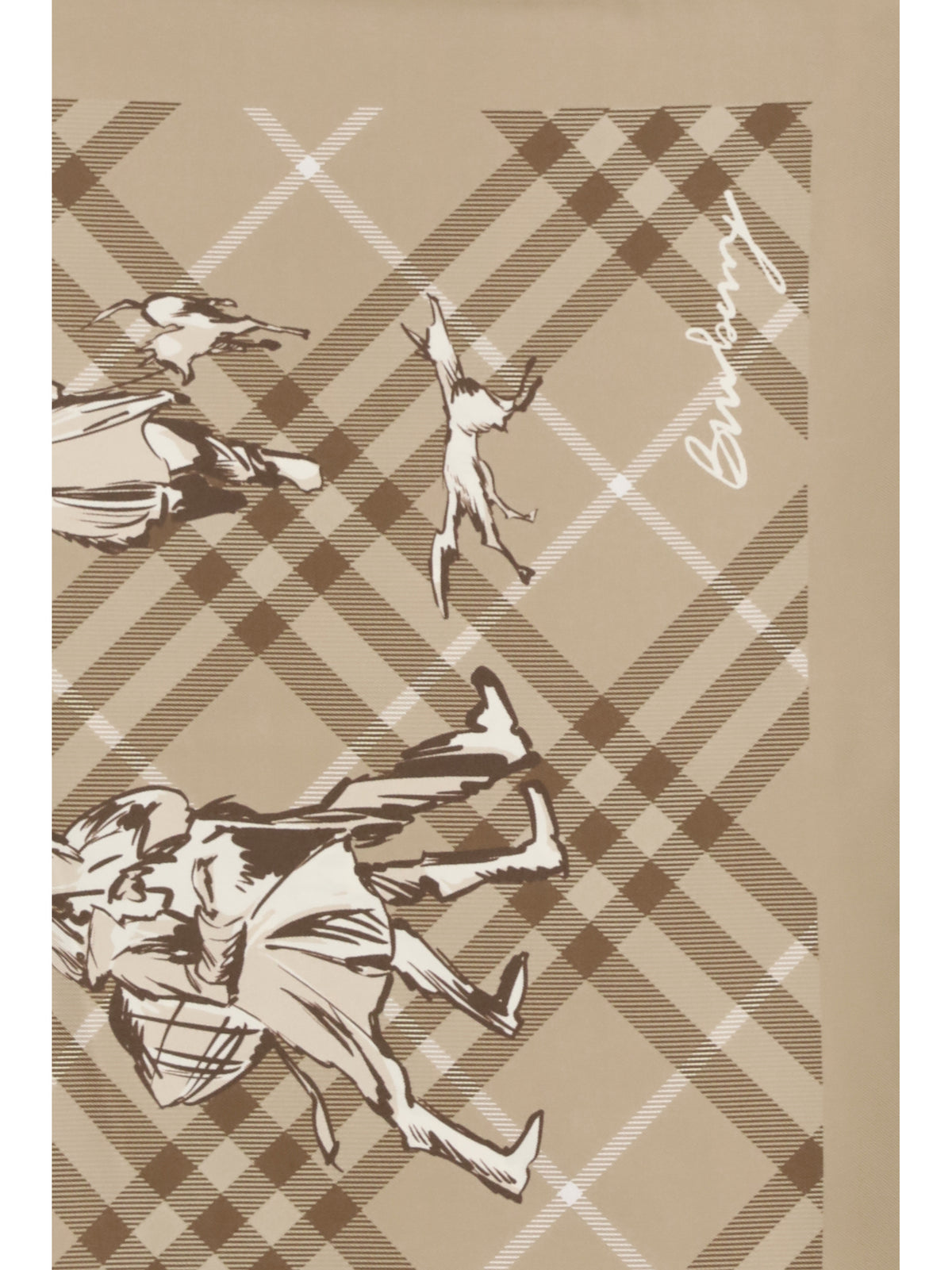 Burberry Women Check Silk Twill Scarf BURBERRY