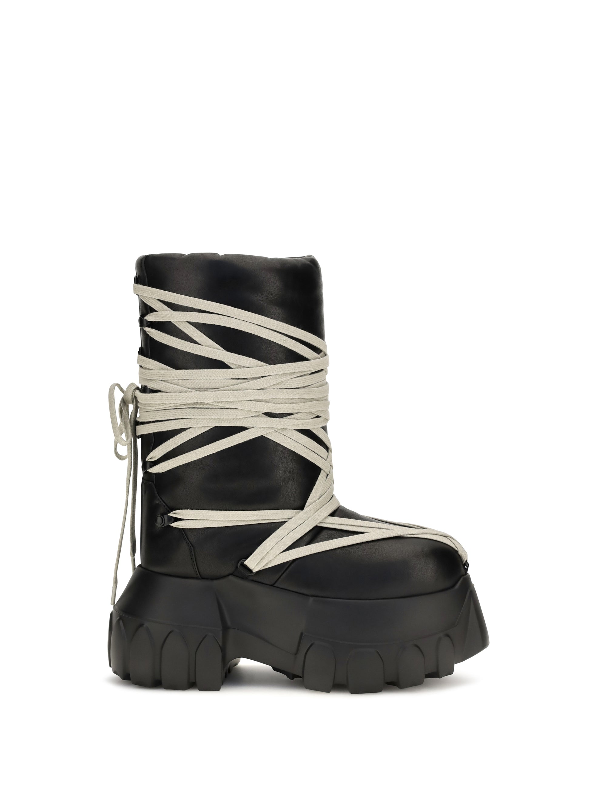 Rick Owens Women Megalace Lunar Mega Tractor Knee-High Boots RICK OWENS