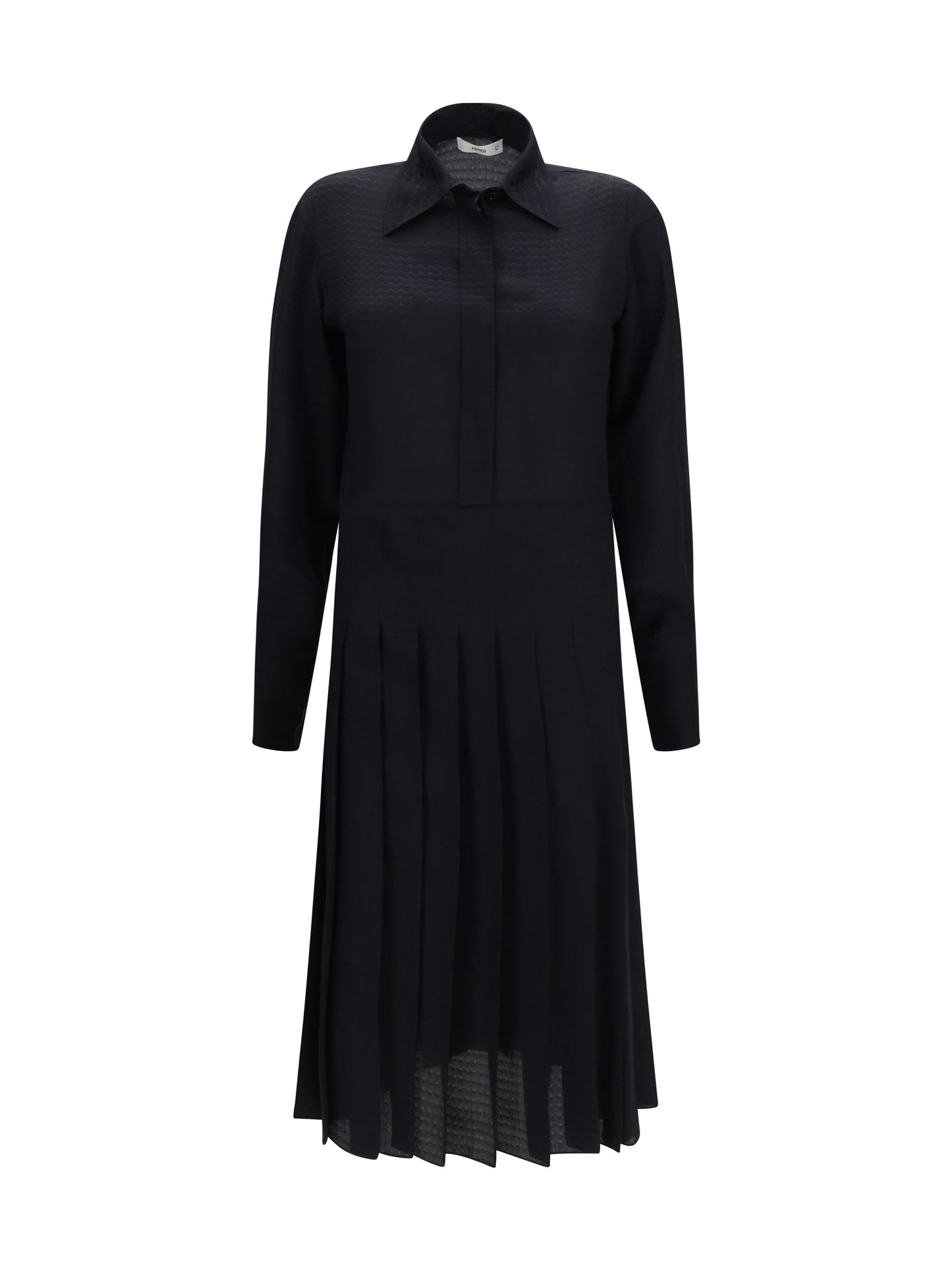 Fendi Women Long Jacquard Silk Dress FENDI