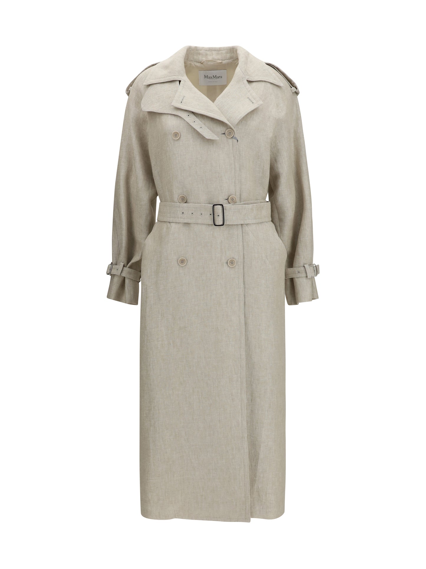 Max Mara Women Double-Breasted Trench Coat MAX MARA