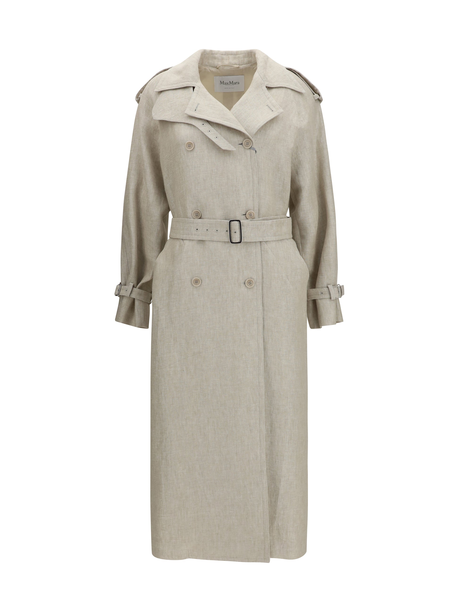 Max Mara Women Double-Breasted Trench Coat MAX MARA