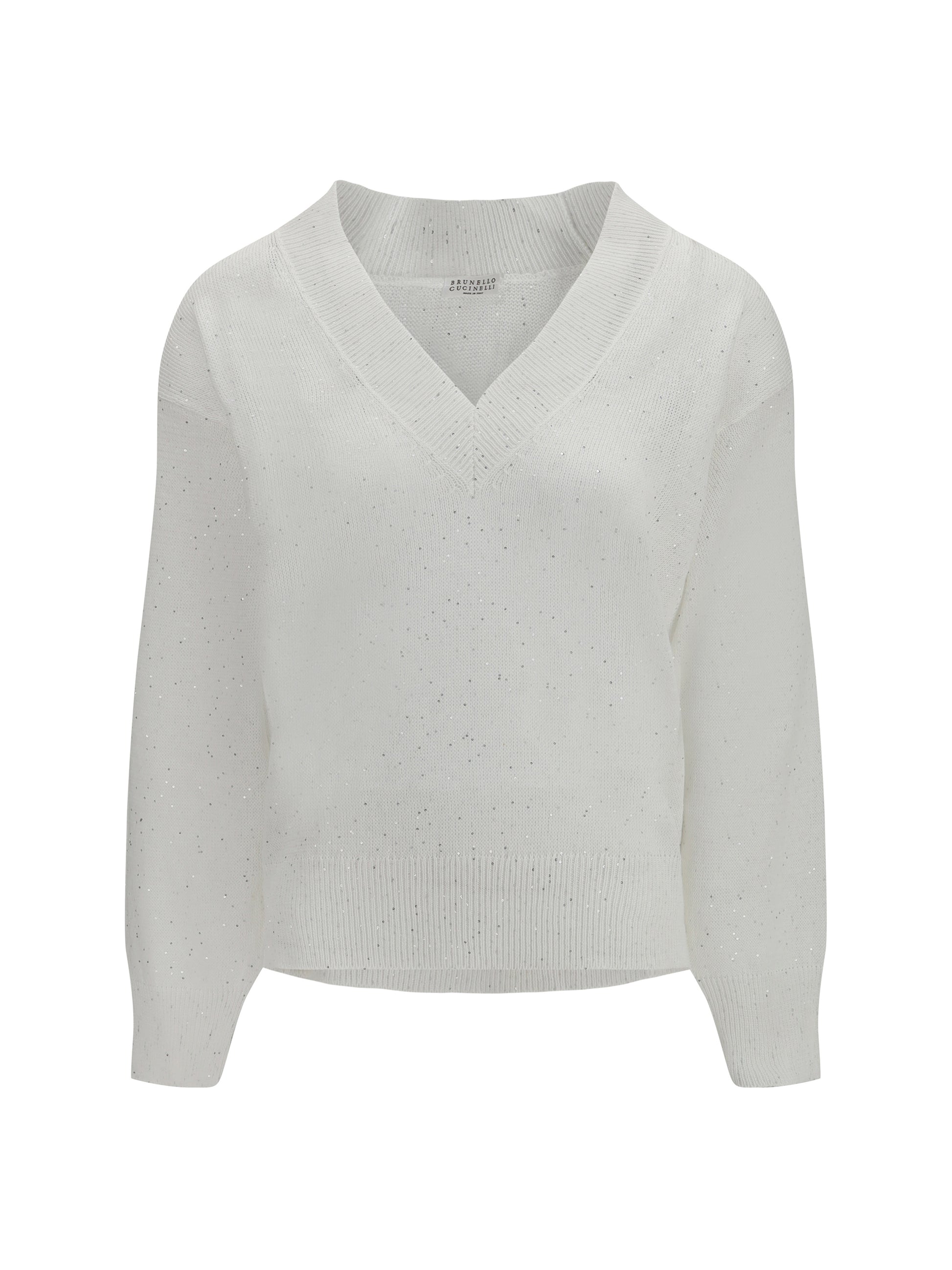 Brunello Cucinelli Women Sparkling Linen T-Shirt BRUNELLO CUCINELLI