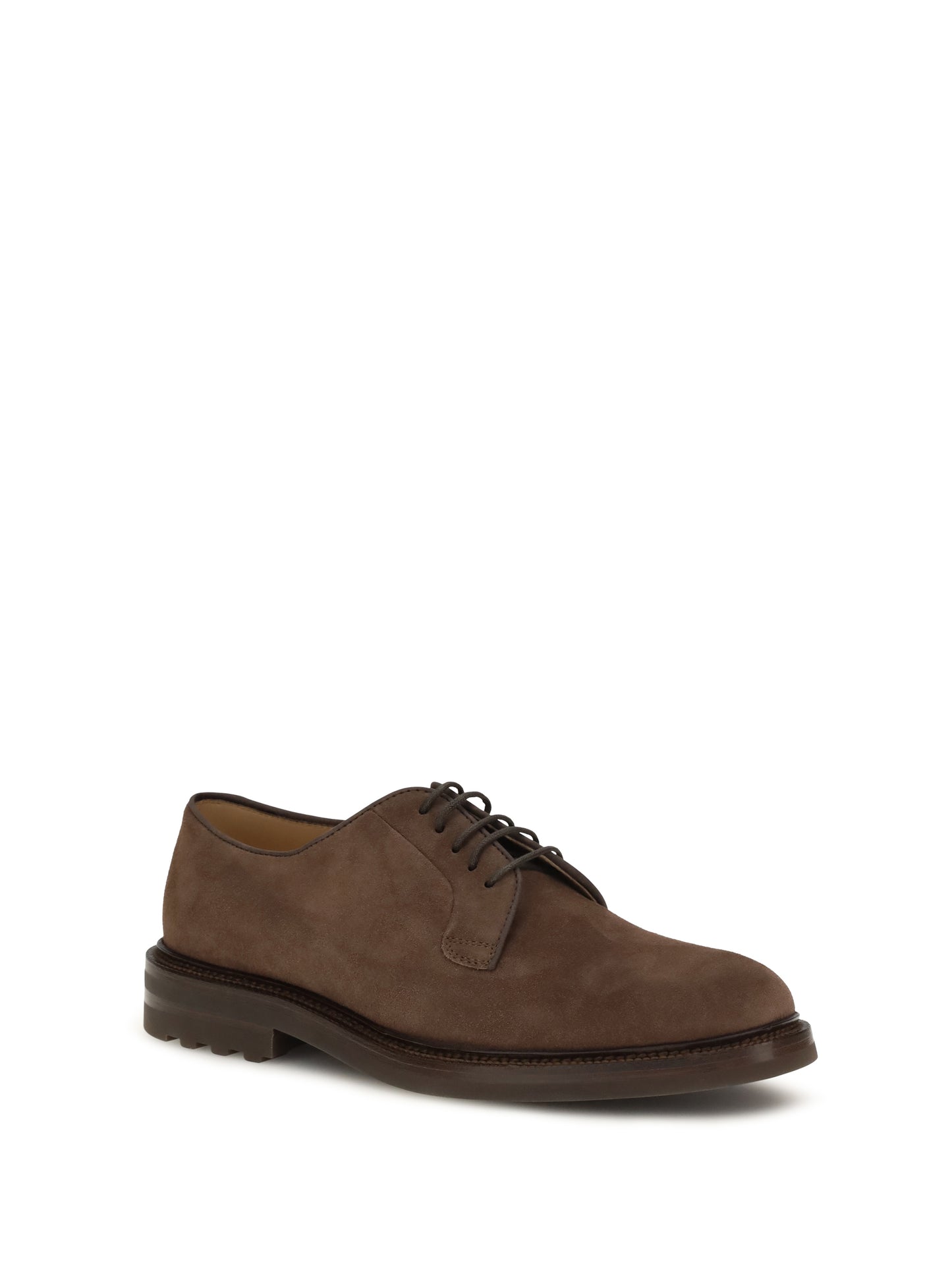 Brunello Cucinelli Men Suede Lace-Up Shoes BRUNELLO CUCINELLI