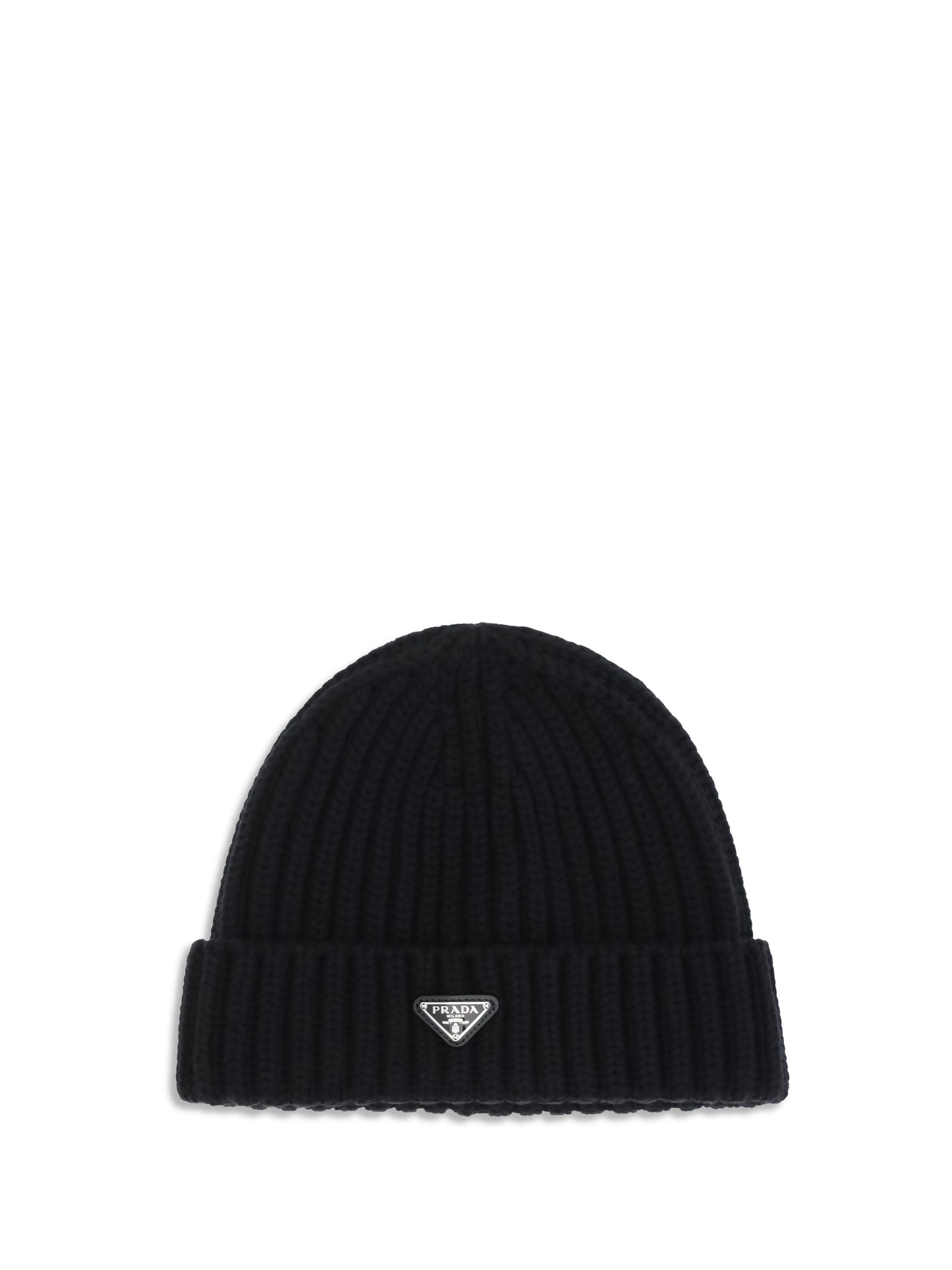 Prada Men Virgin Wool Beanie Hat PRADA