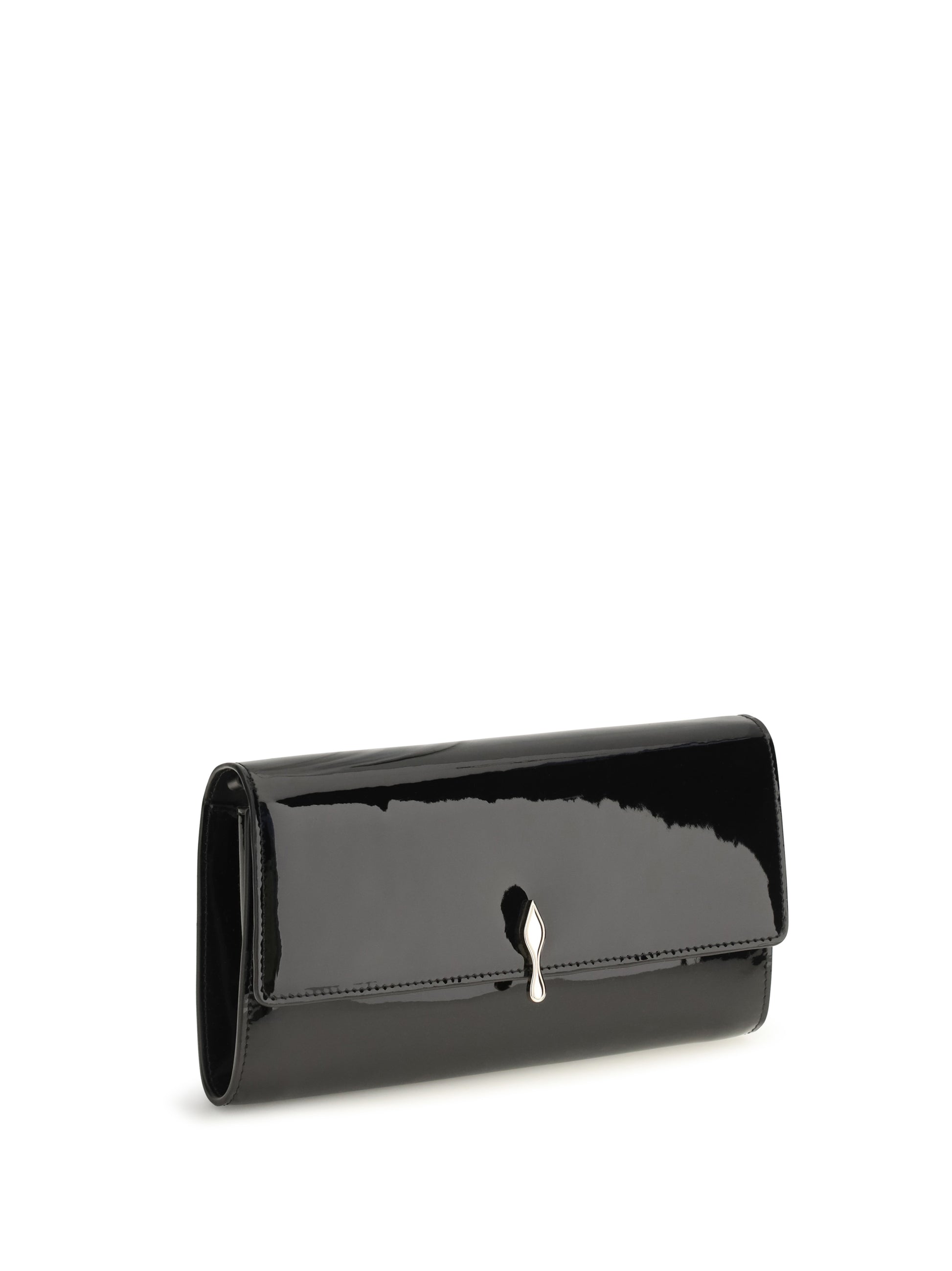 Christian Louboutin Women Bettina Patent Leather Chain Wallet CHRISTIAN LOUBOUTIN