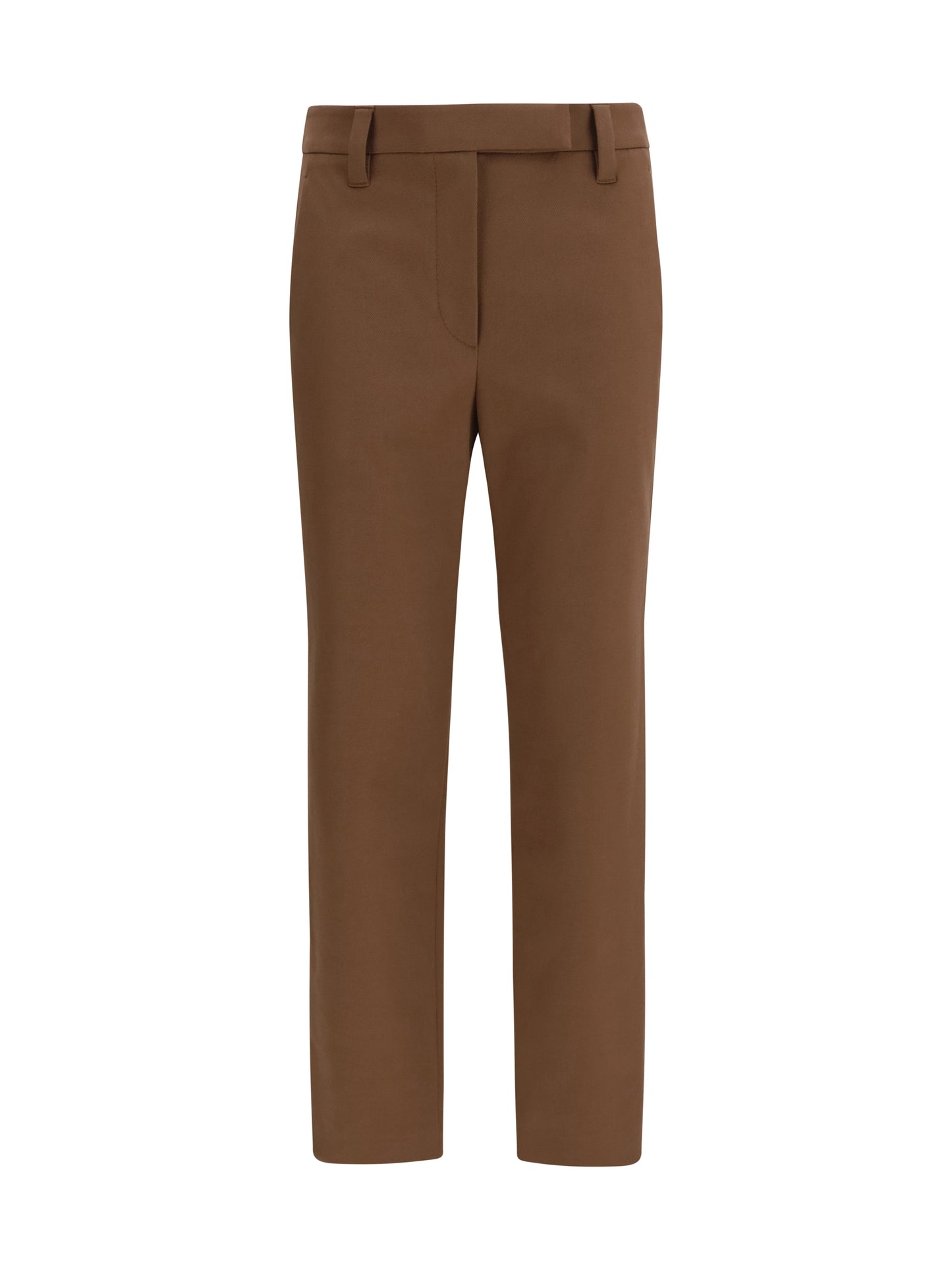 Brunello Cucinelli Women Straight-Leg Cotton Pants BRUNELLO CUCINELLI