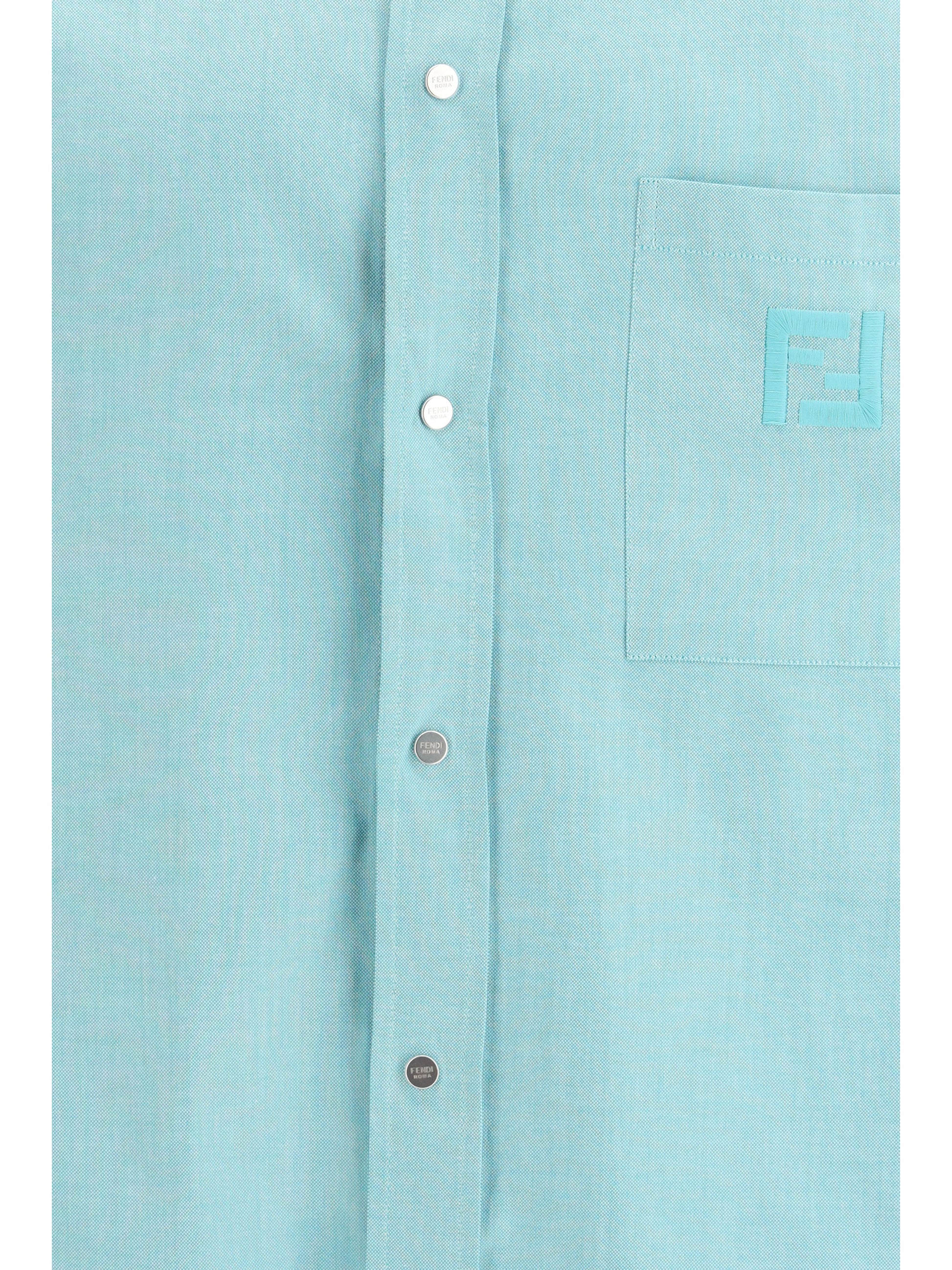 Fendi Men Oxford Cotton Shirt FENDI