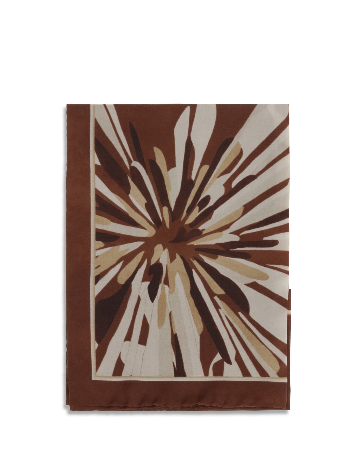 Brunello Cucinelli Women Bloom Print Silk Pongée Scarf BRUNELLO CUCINELLI