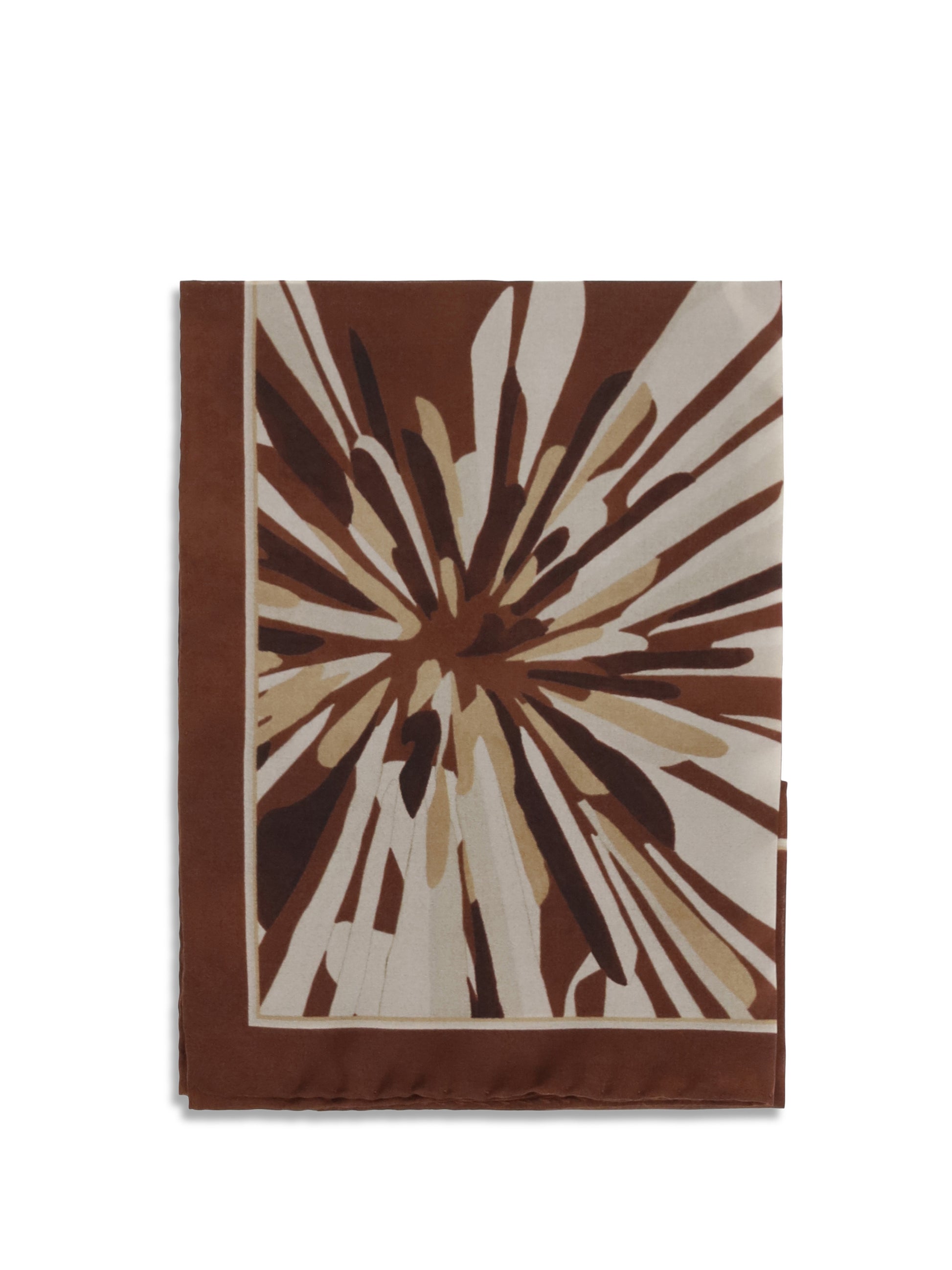 Brunello Cucinelli Women Bloom Print Silk Pongée Scarf BRUNELLO CUCINELLI