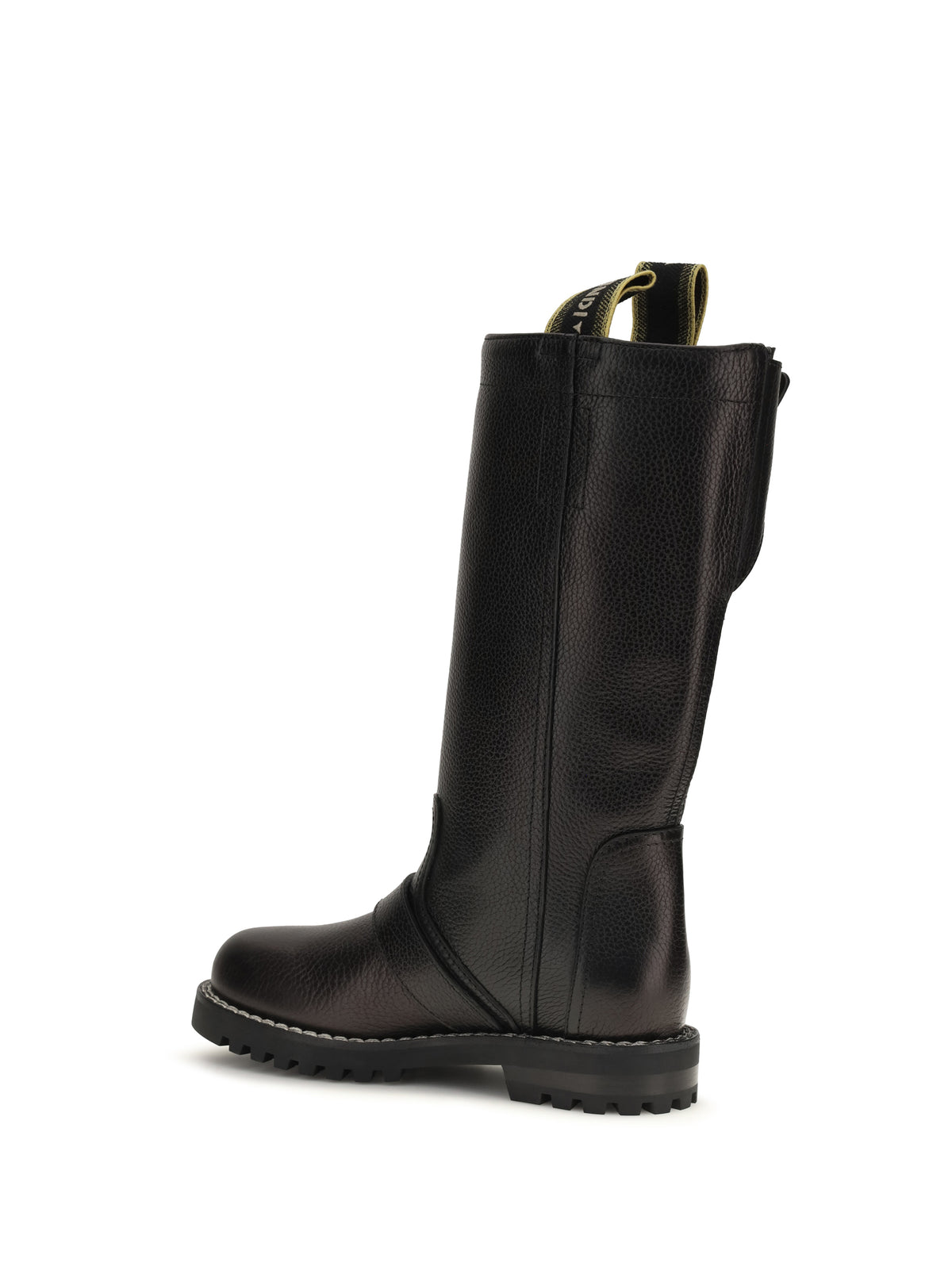 Fendi Women Glossy Calfskin Biker Boots FENDI