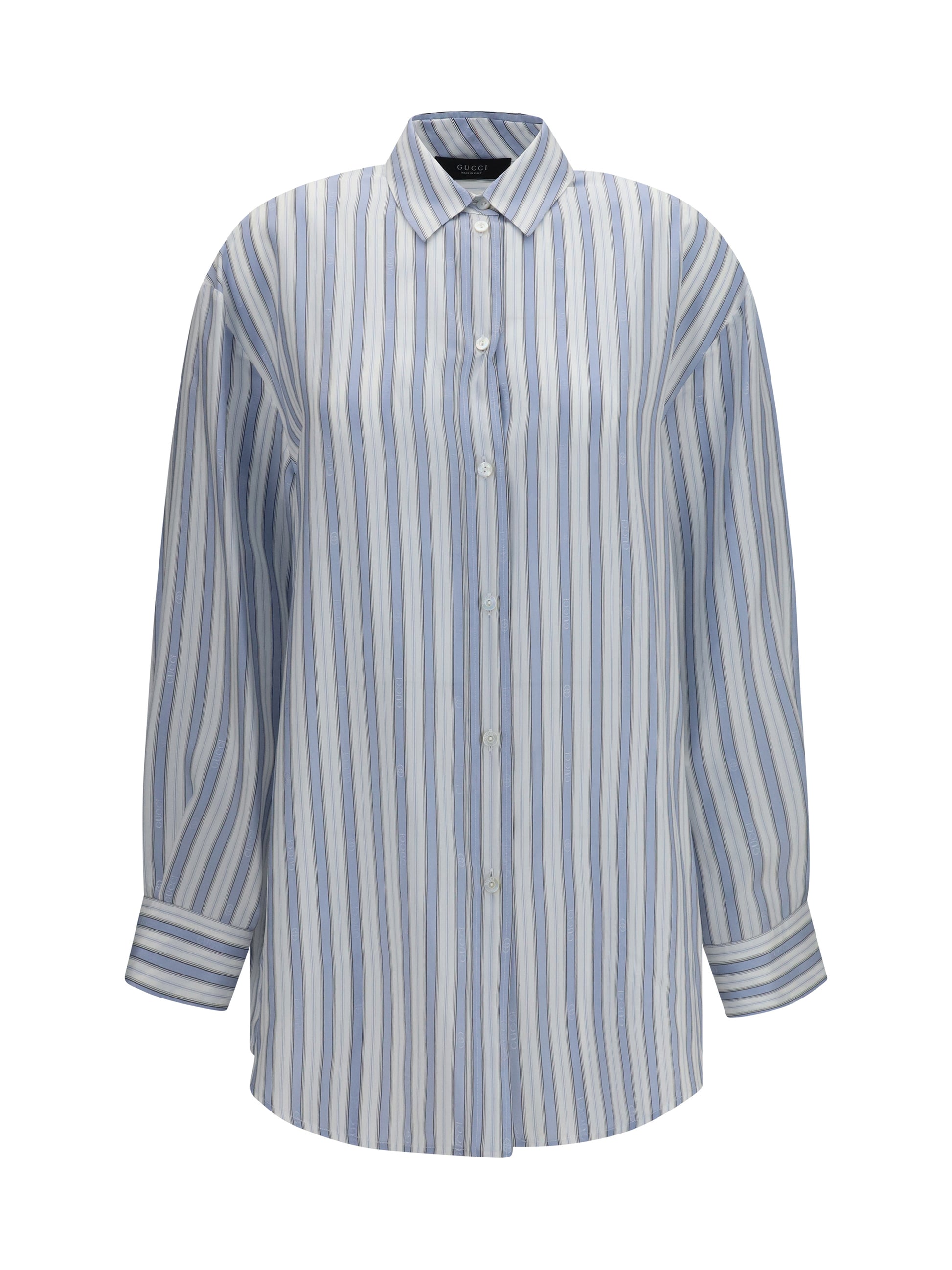 Gucci Women Baiadera Silk Jacquard Shirt GUCCI