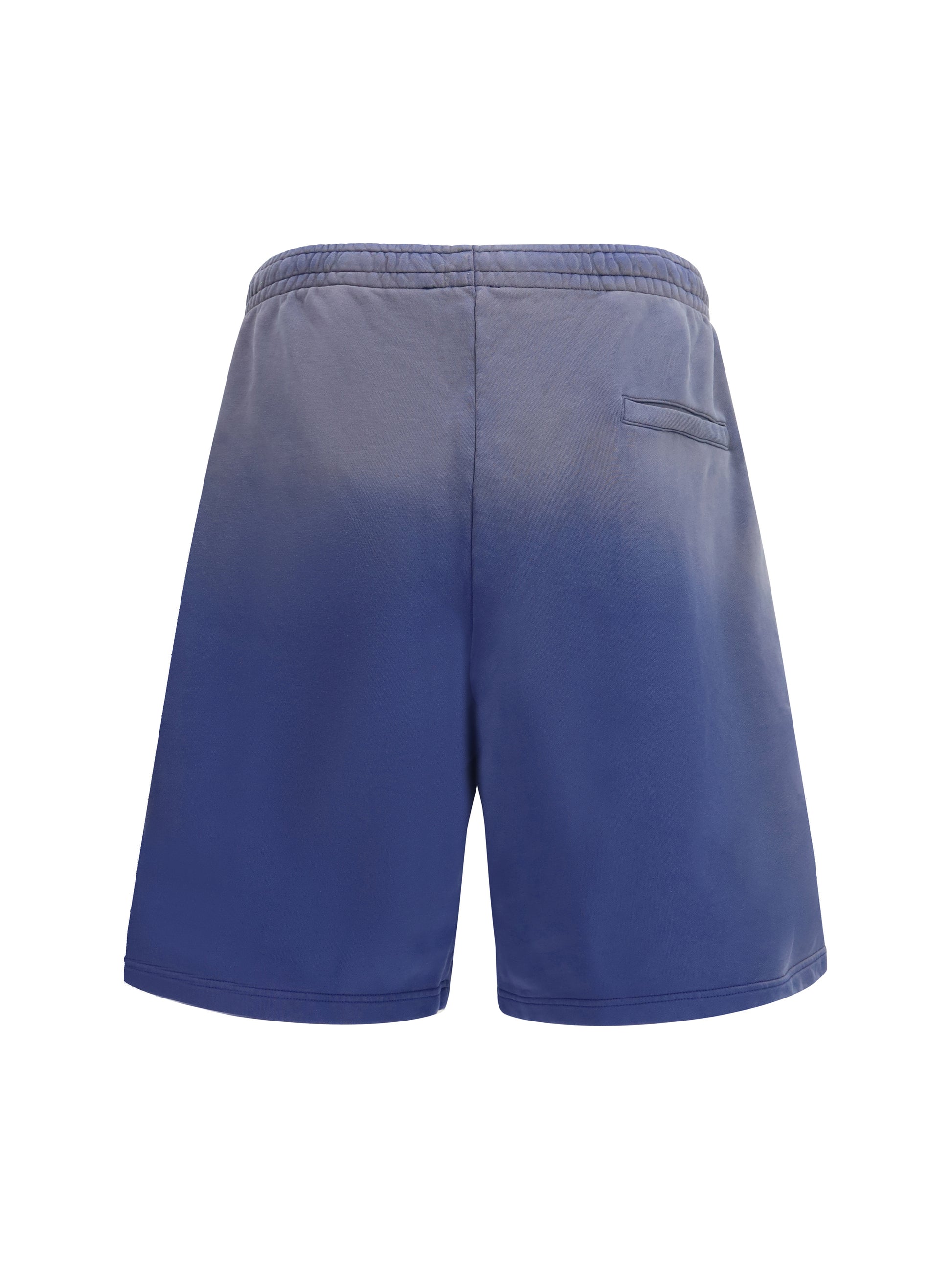 Moschino Men Bermuda Sweat Shorts With Gradient Effect MOSCHINO