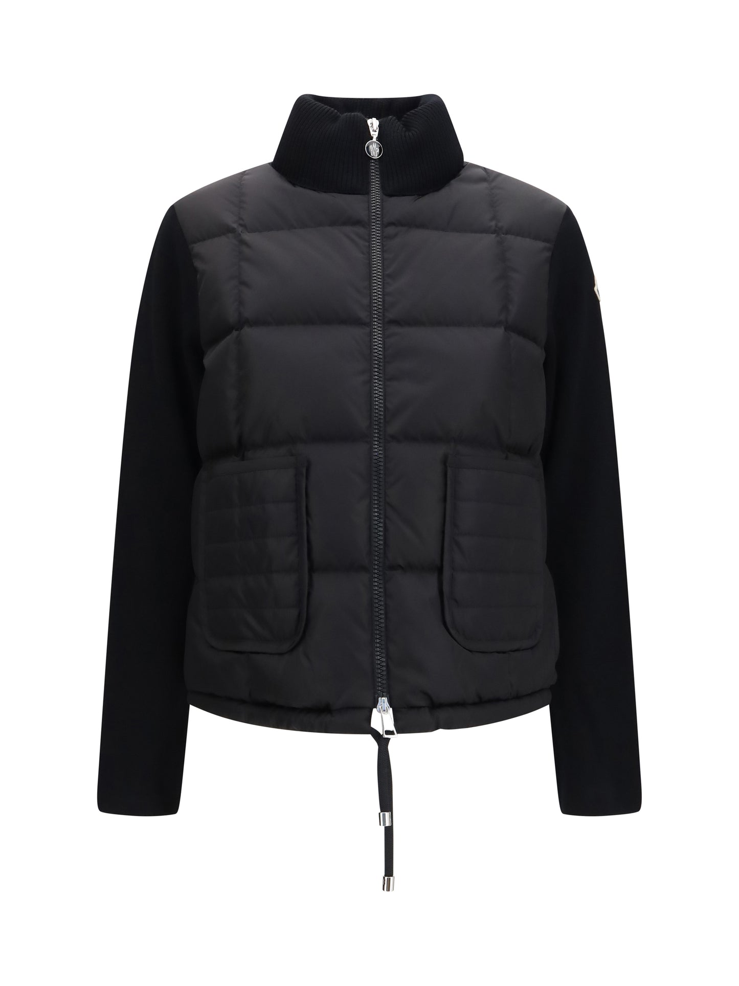 Moncler Women Quilted Wool Padded Cardigan With Zip MONCLER