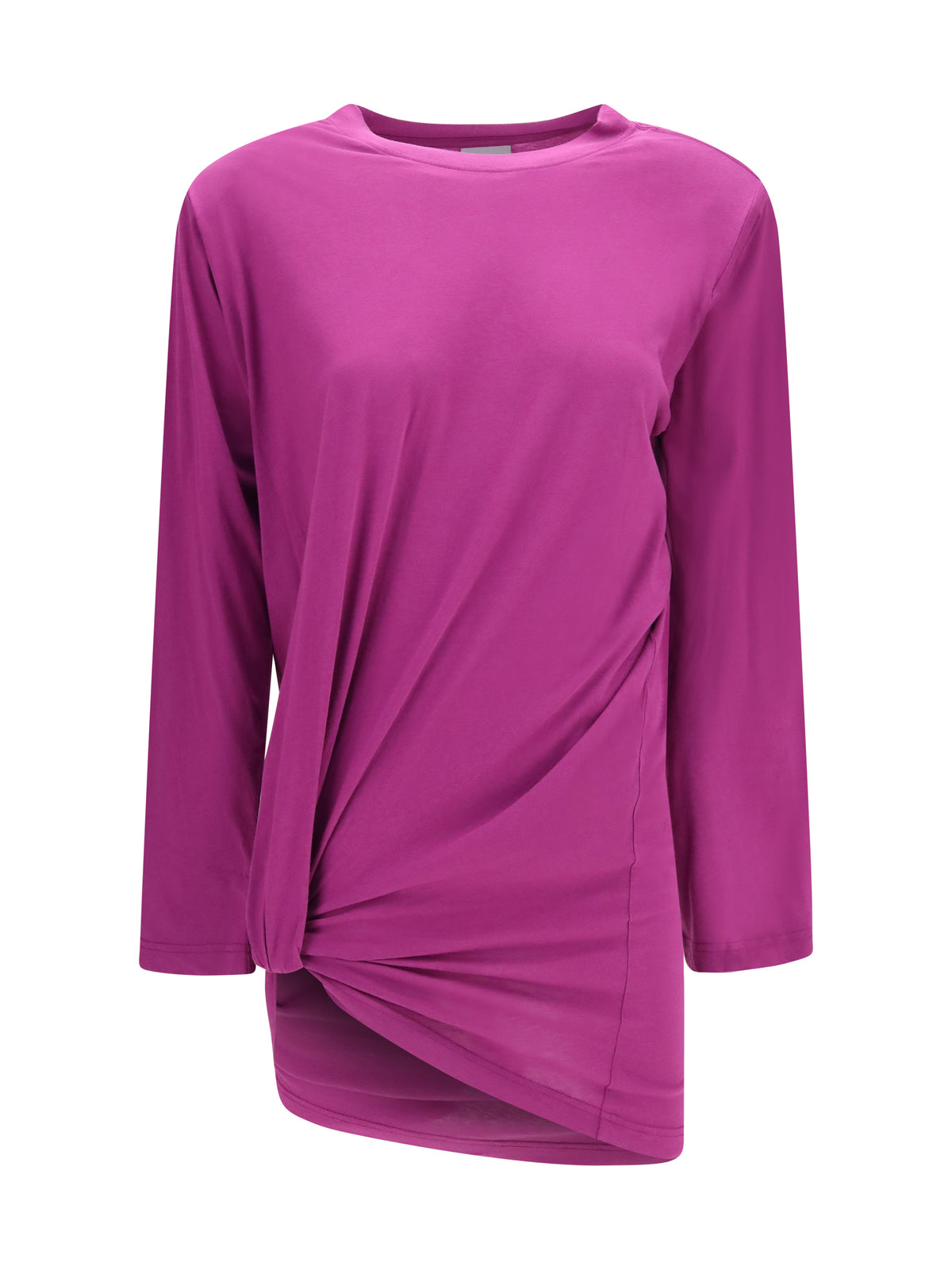Balenciaga Women Asymmetric Long-Sleeve T-Shirt BALENCIAGA