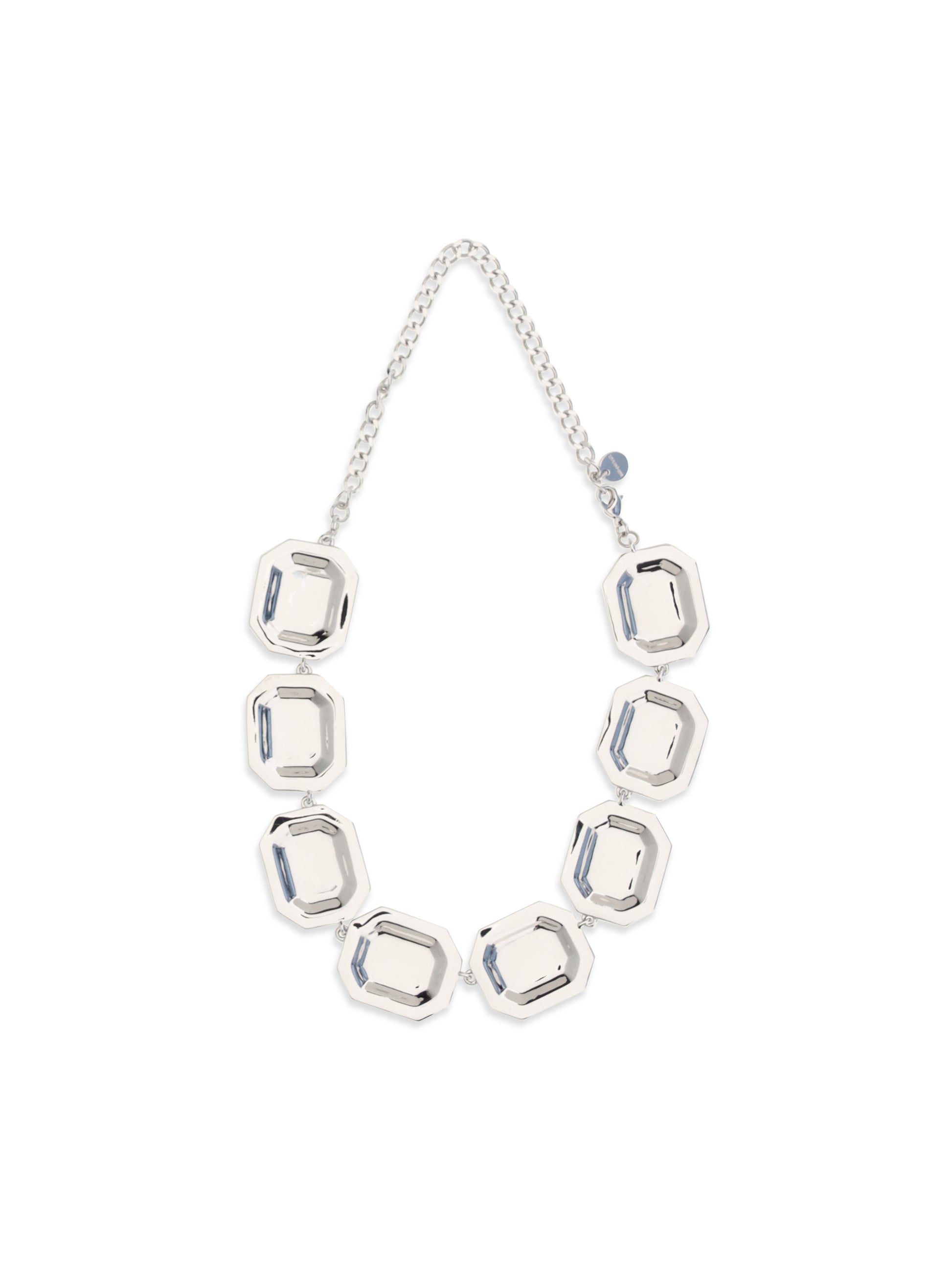Self-Portrait Women Silver Crystal Necklace SELF-PORTRAIT