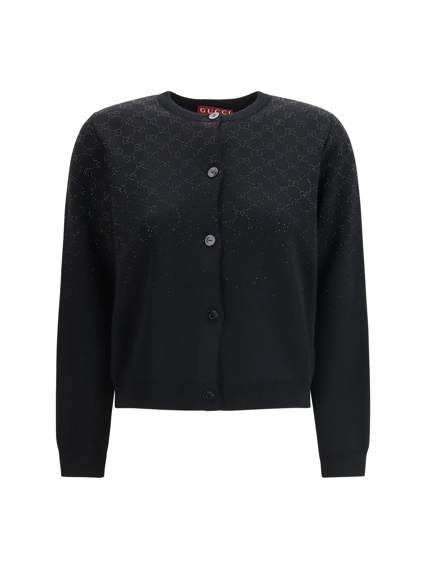 Gucci Women Long-Sleeve Crew-Neck Cardigan GUCCI