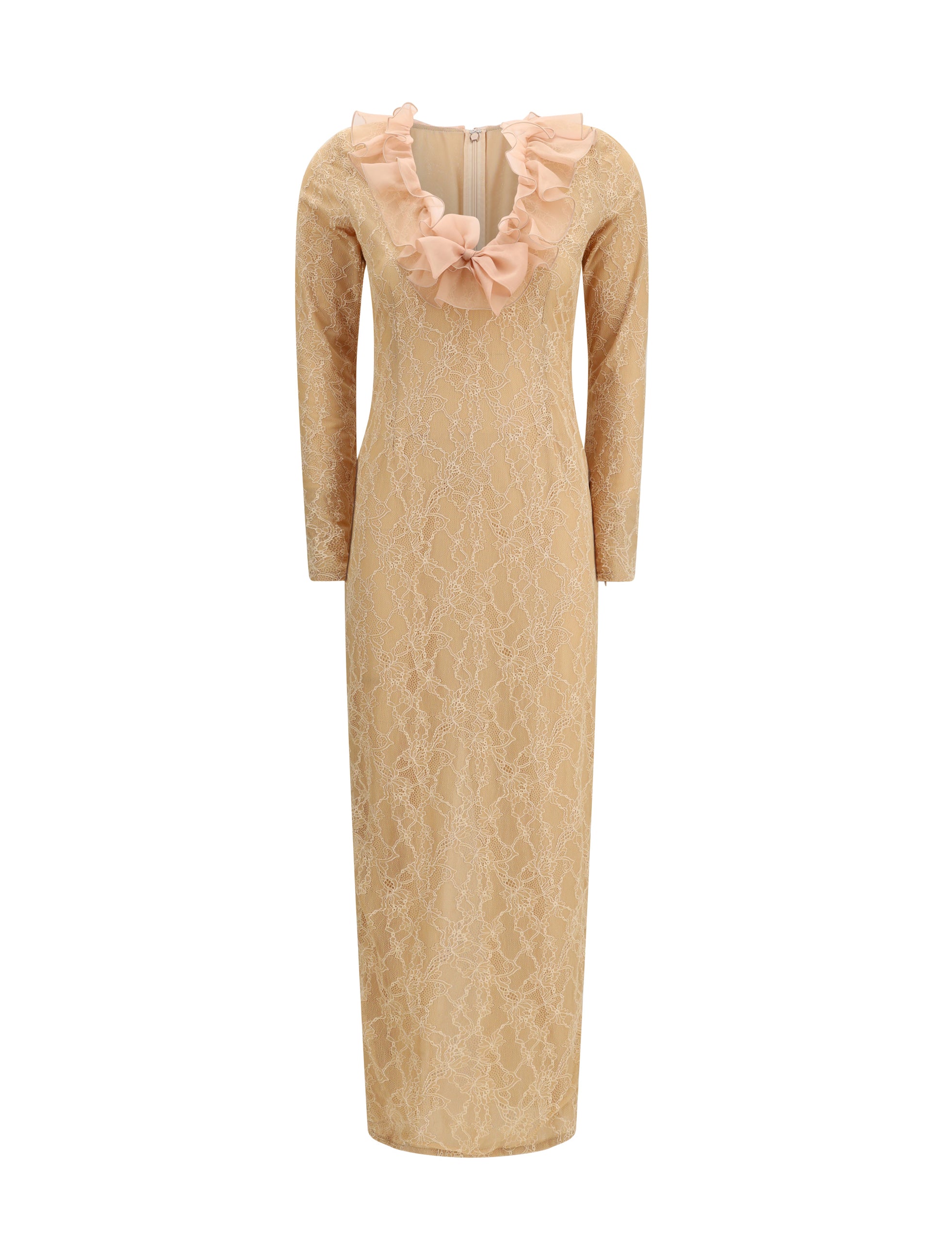Alessandra Rich Women Stretch Lace Evening Dress ALESSANDRA RICH