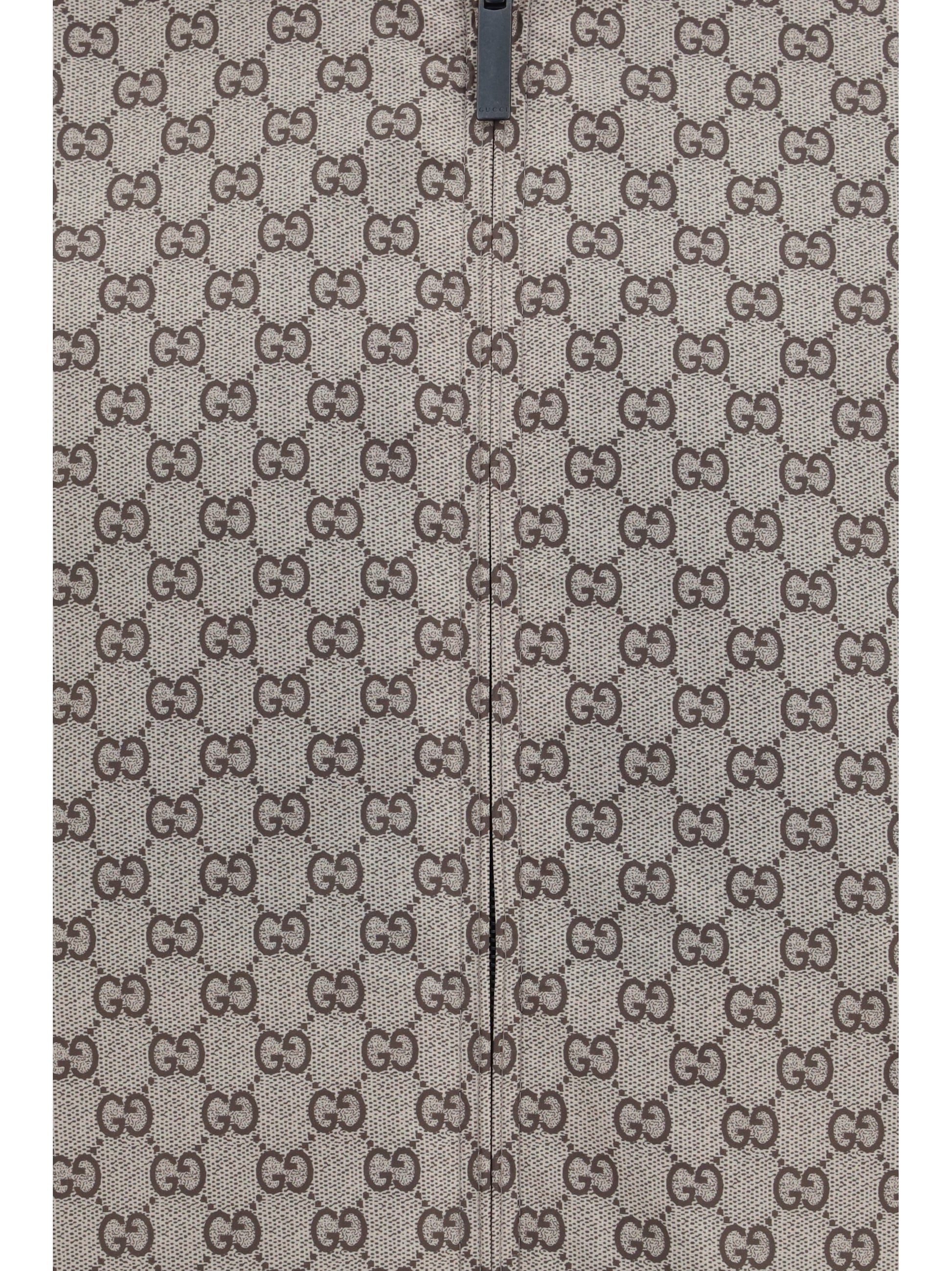 Gucci Men Reversible Zip Jacket In Cotton GUCCI