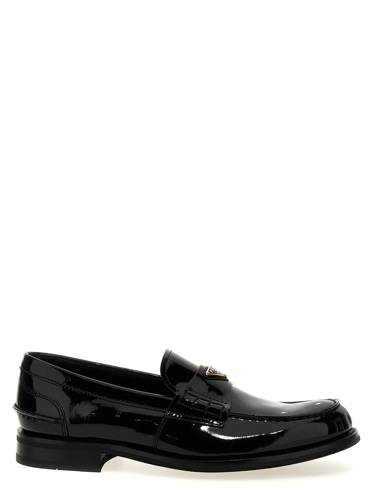 Prada Men Logo Patent Leather Loafer PRADA