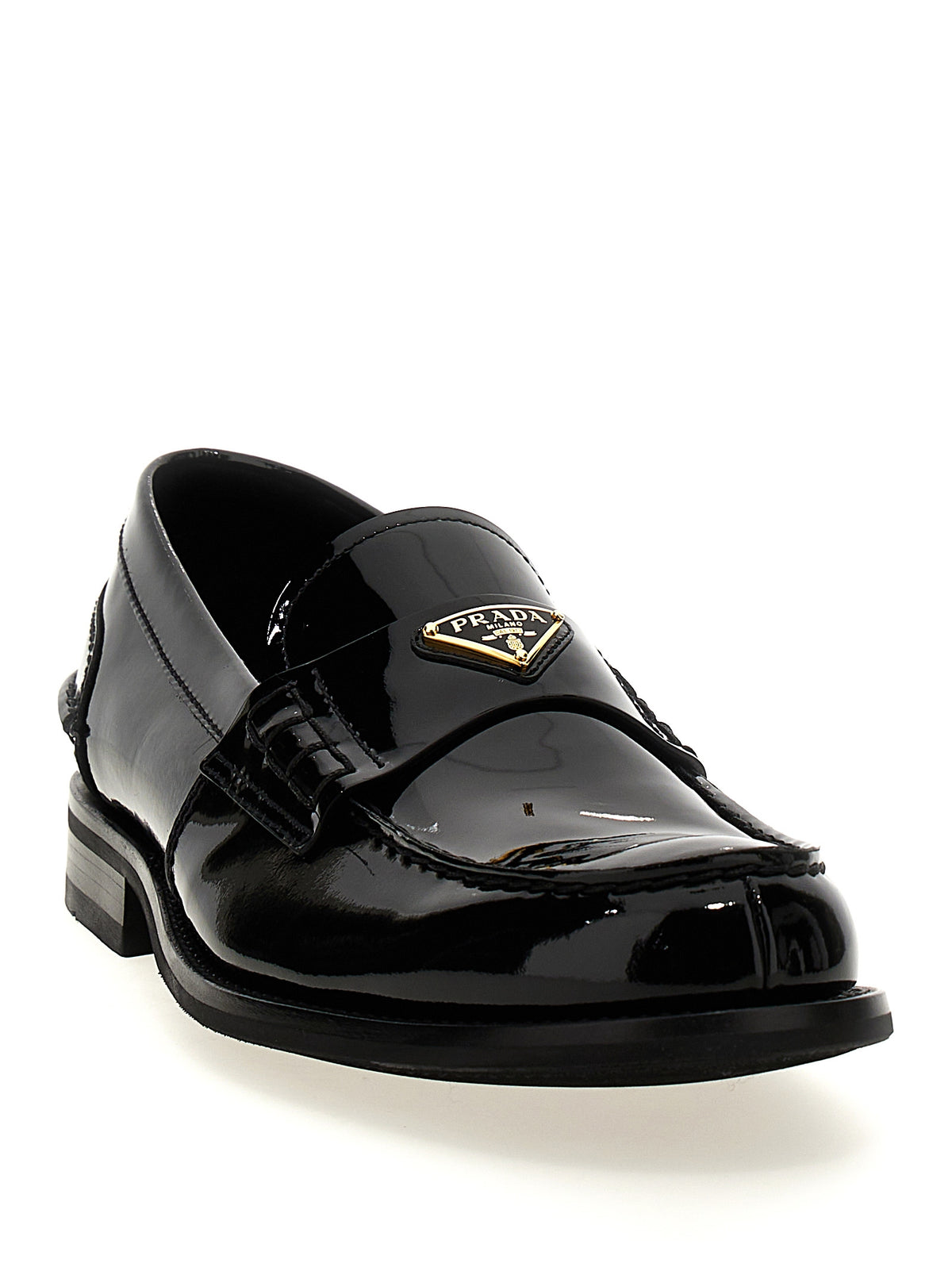 Prada Men Logo Patent Leather Loafer PRADA